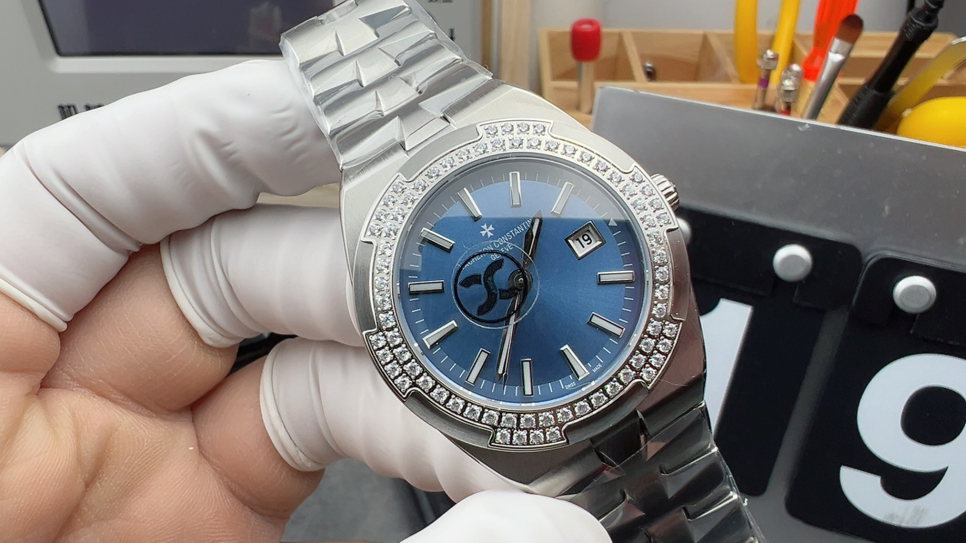 NO:158080,CC blue face girl Jiang Si,19860909CC蓝面女江斯,,Watch