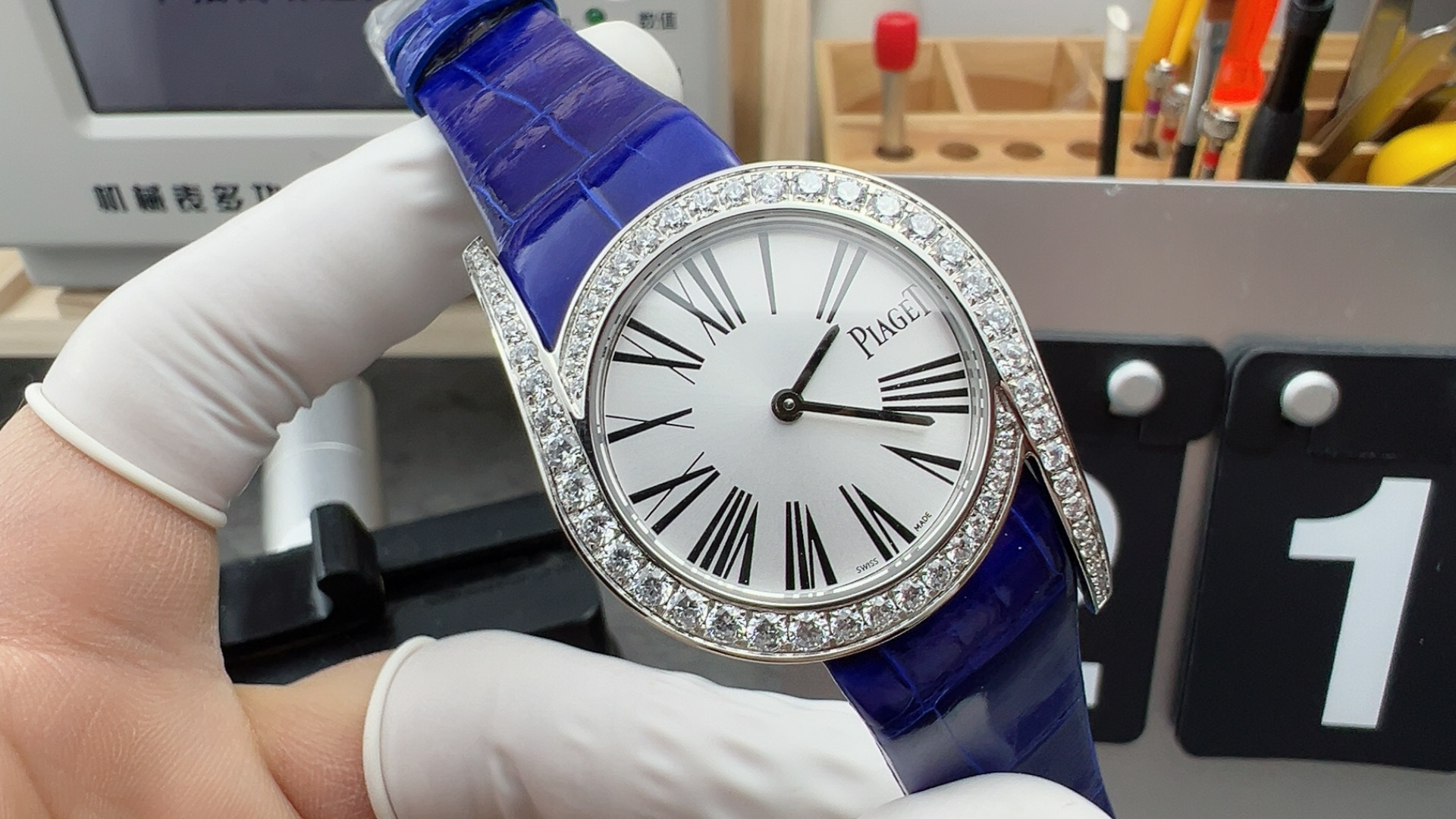 NO:158119,Original single 69 Countess crocodile skin, Piaget, crocodile skin19860909原单69女伯爵 鳄鱼皮,,piaget,crocodile skin,Watch