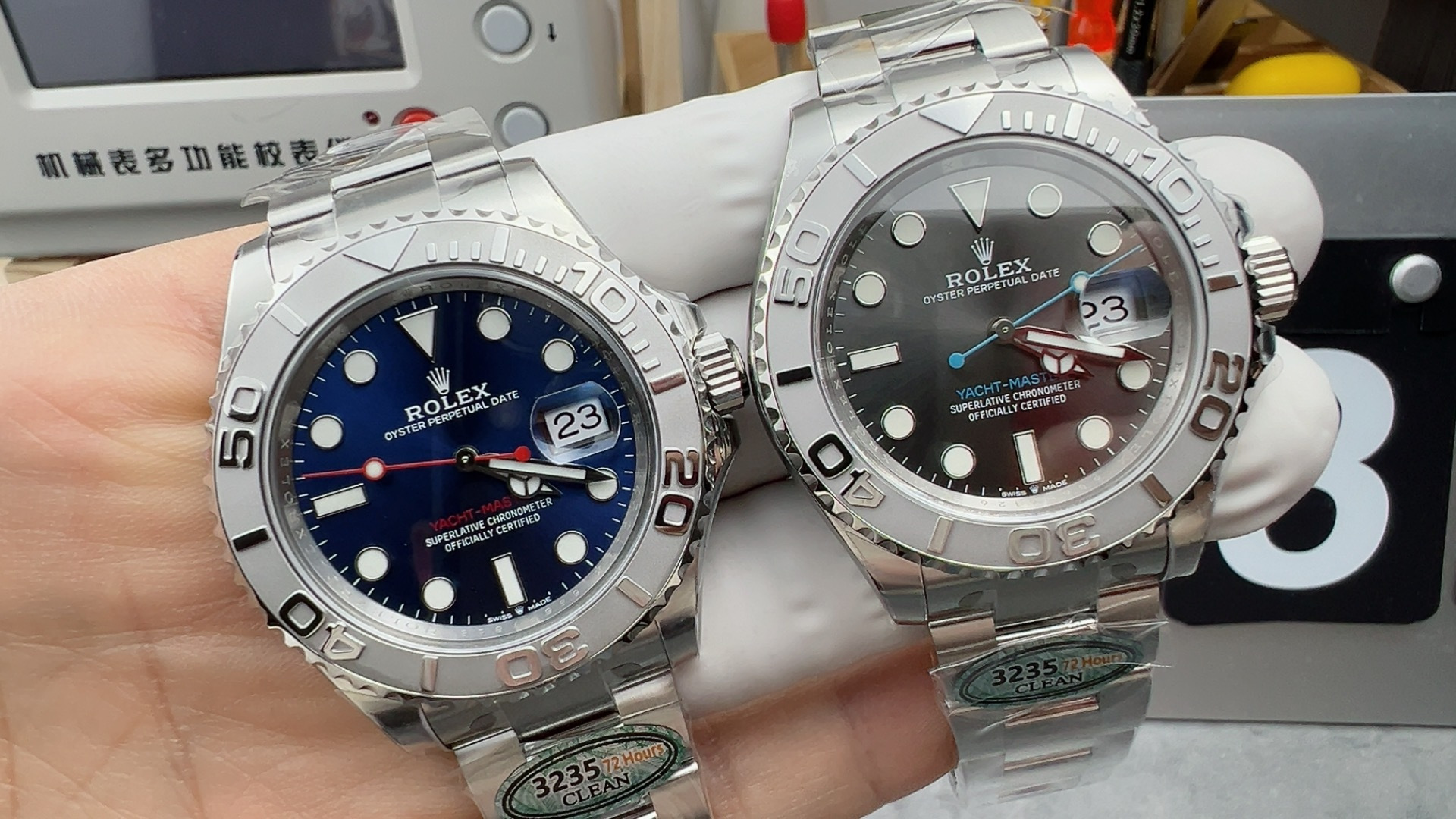 NO:158105,C blue surface gray surface yacht,19860909C蓝面 灰面游艇,,Watch