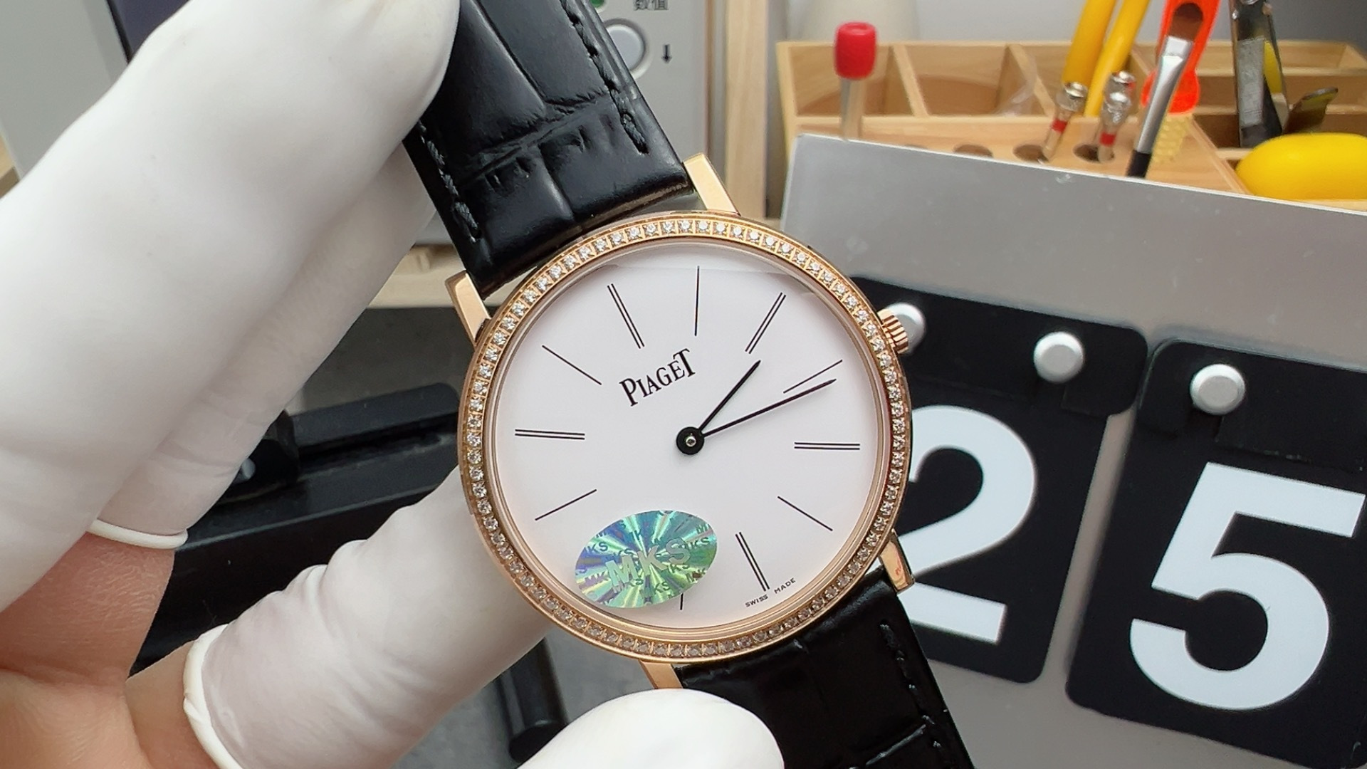 NO:158135,mks38mm drill ring count,piaget19860909mks38mm钻圈伯爵,,piaget,Watch