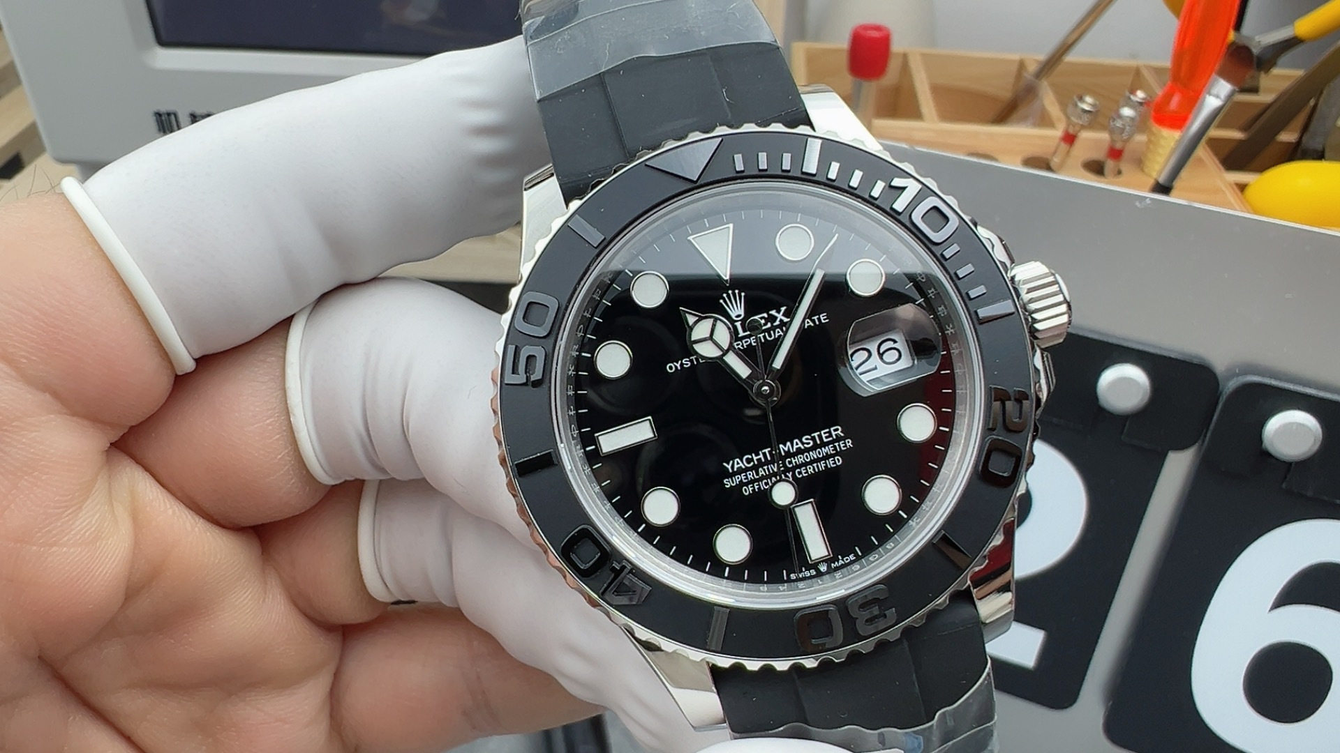 NO:158497,Vs counterweight platinum yacht bag platinum,19860909Vs配重白金游艇包白金,,Watch