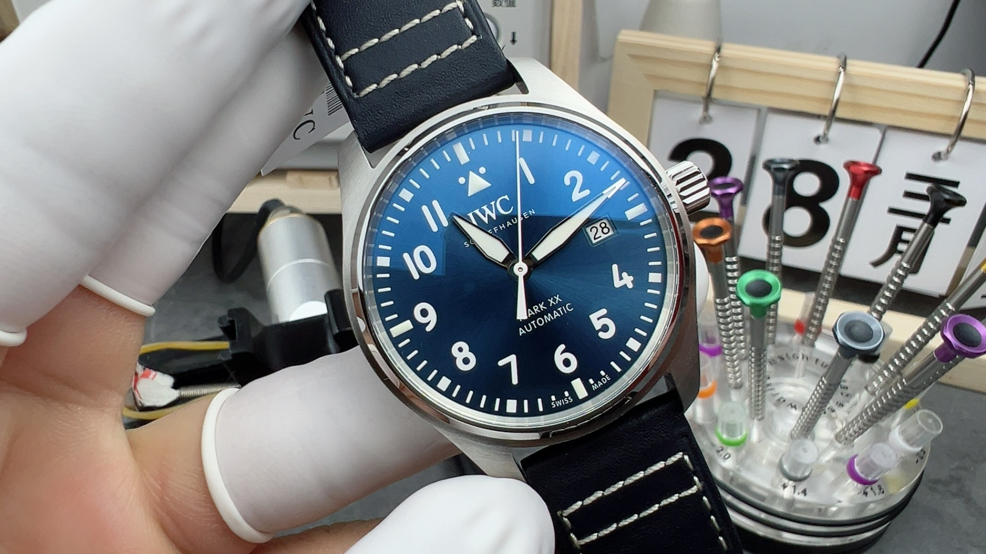 NO:158161,V7 Mark Twenty Blue,19860909V7马克二十蓝,,Watch