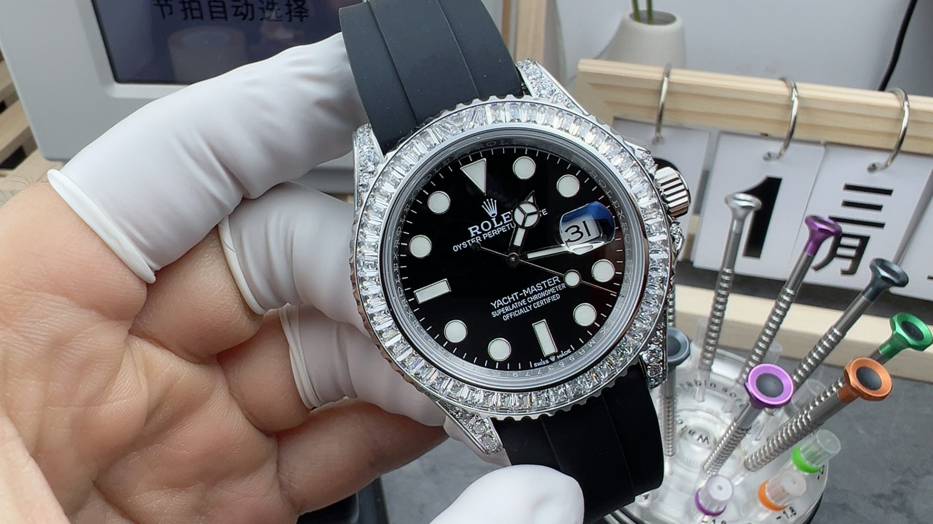 NO:158168,JVS Drilling Ring Yacht,19860909JVS钻圈游艇,,Watch