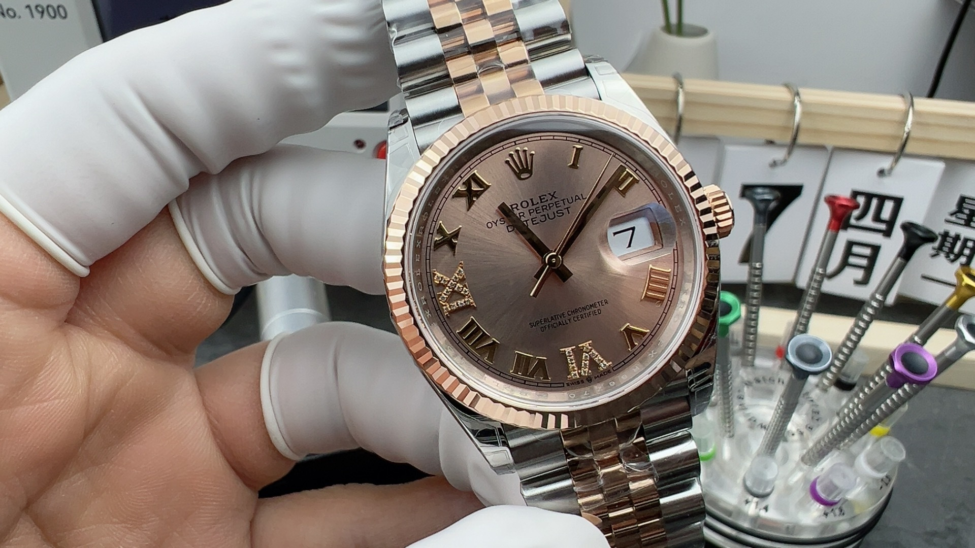 NO:158085,vs36mm champagne log,19860909vs36mm香槟日志,,Watch