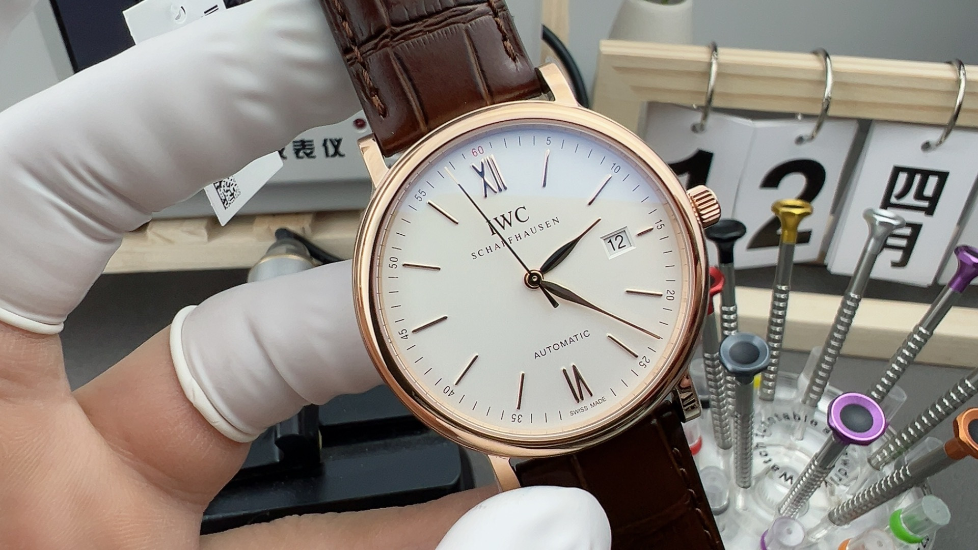 NO:158577,V7 rose gold waves,19860909V7玫瑰金波涛,,Watch