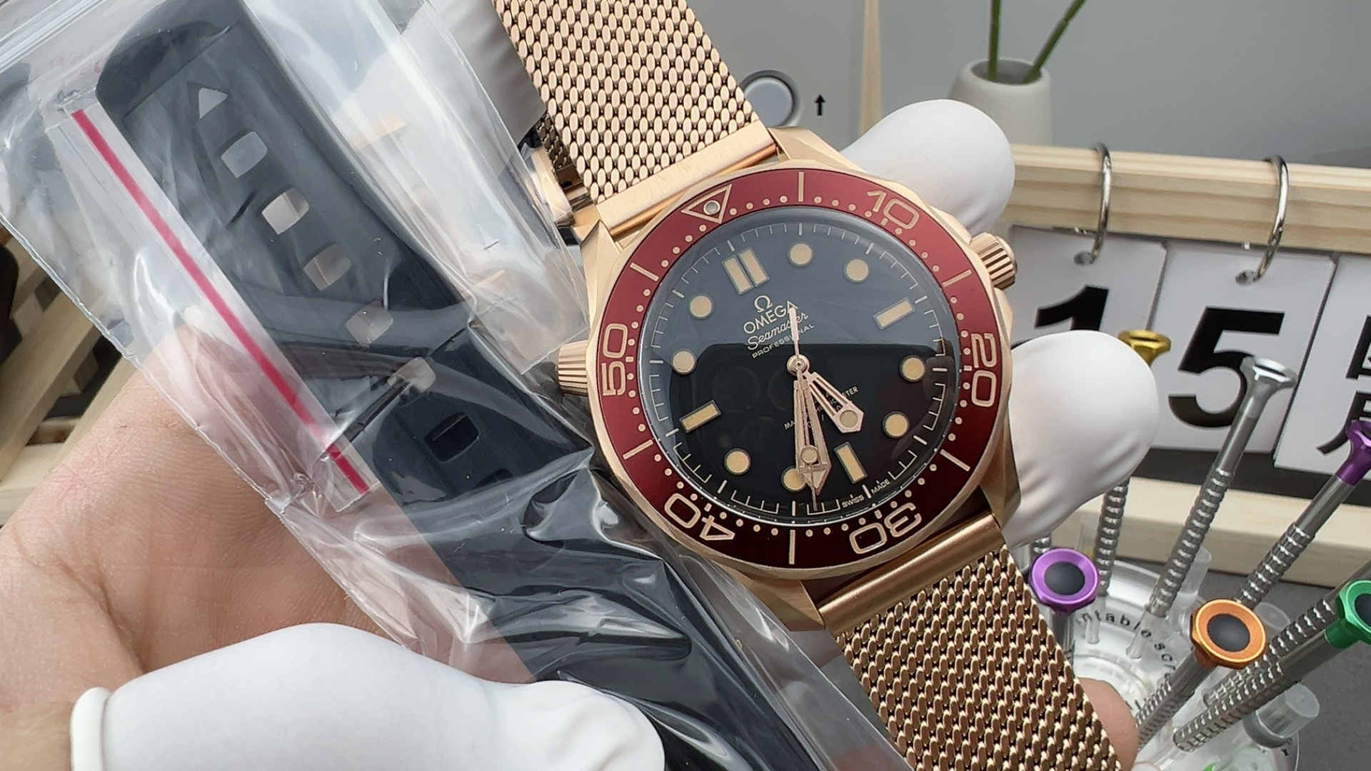 NO:158610,Vs rose gold flawless,19860909Vs玫瑰金无瑕,,Watch