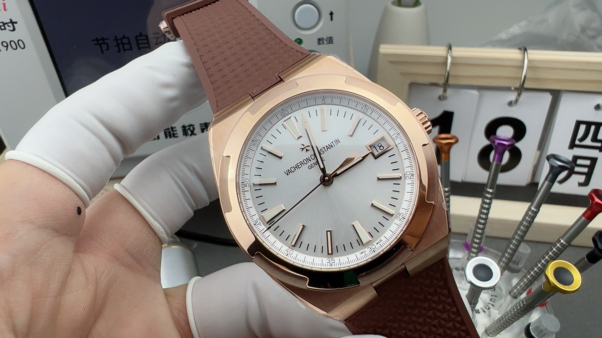 NO:158605,8F rose gold v,198609098F玫瑰金v,,Watch