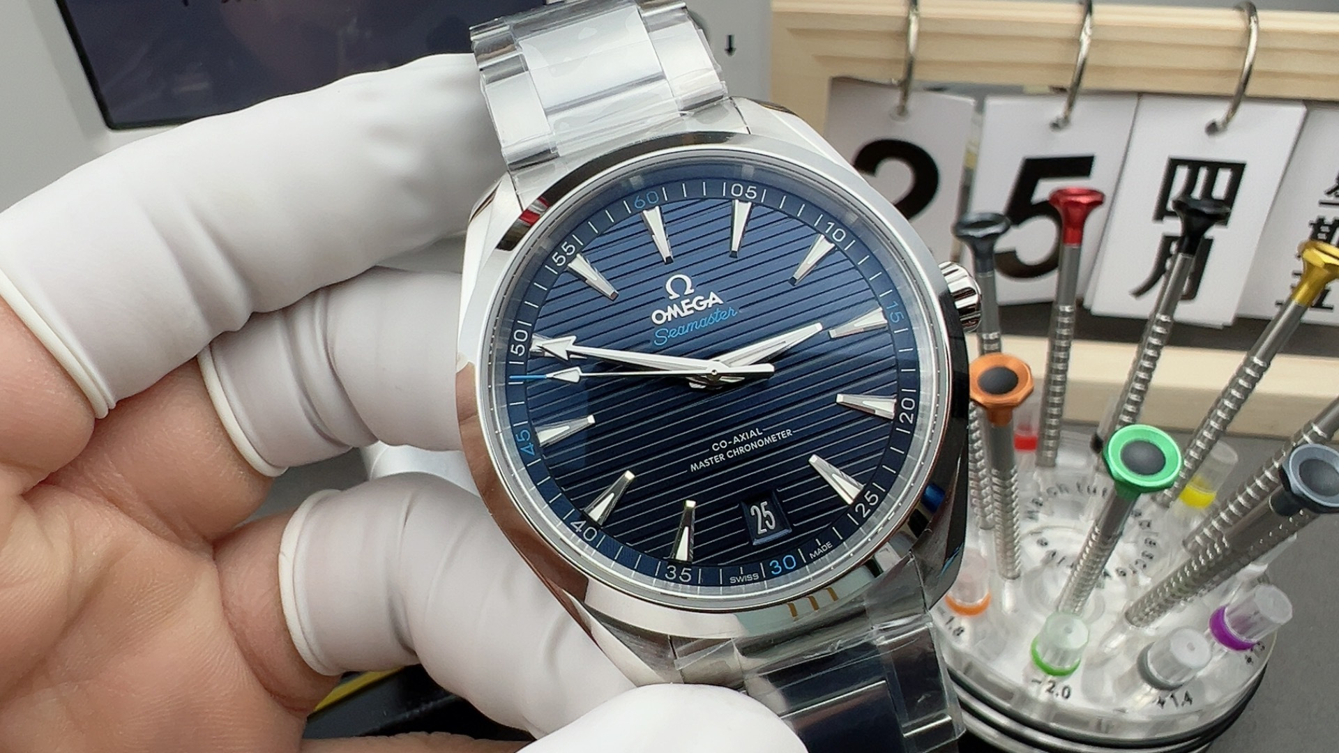 NO:158635,VS Teak Blue,19860909VS柚木蓝,,Watch