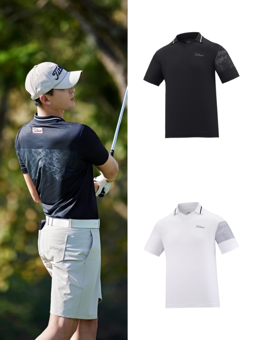 Titleist Men's Quick-Dry Printed Golf Polo Shirt - Comfortable & Stylish 1 Titleist Men's Quick-Dry Printed Golf Polo Shirt - Comfortable & Stylish