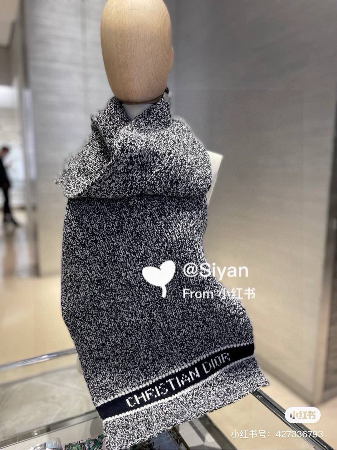 Dior ━━━━ ● Dior迪奥 ● ━━━━Dio*秋冬新品 新款字母印花针织款 logo提花 少女心