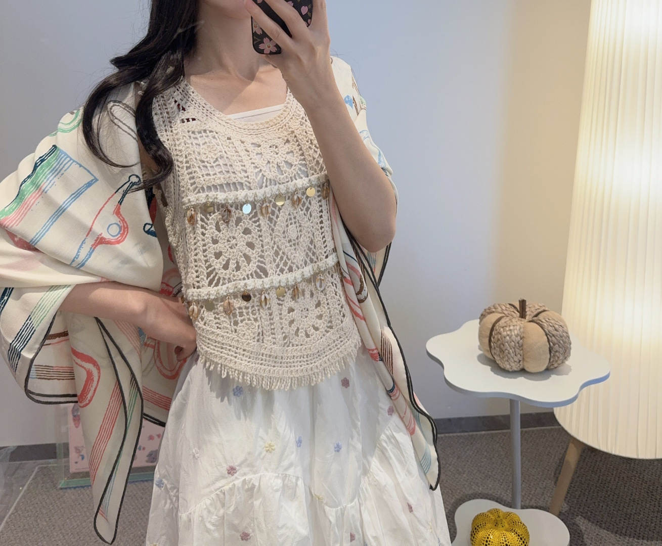 “马具故事的诗意回顾”140双面披肩设计师 弗洛伦斯·曼里克（Florence Manlik）尺寸：13