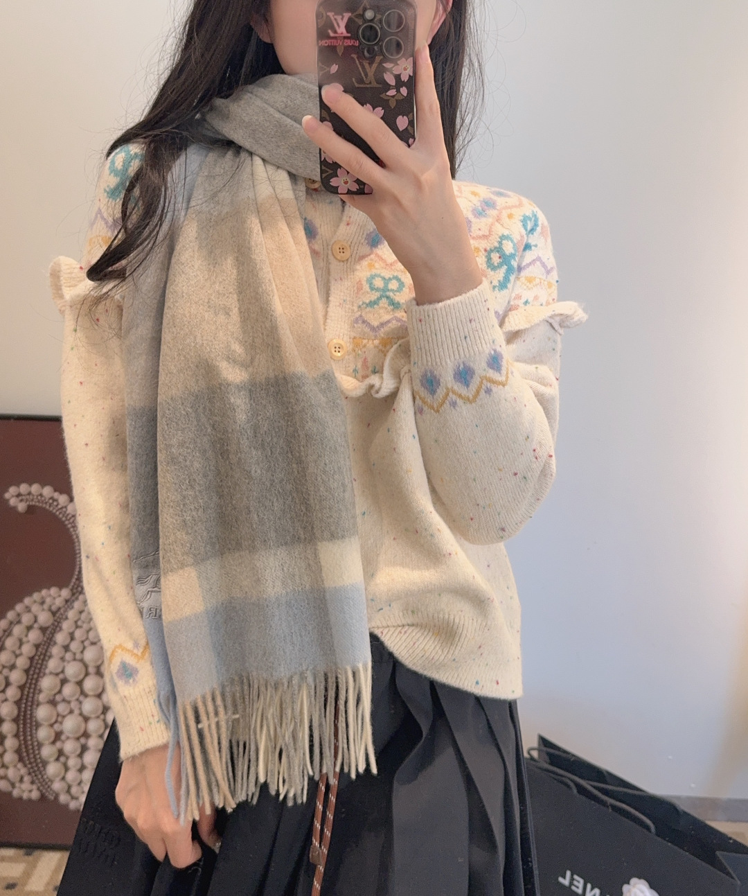 🆕Burberry ·巴宝莉爱心款💗❗️大B家新品围巾披肩‮磅重‬来了❗️bur原单殿堂‮皇级‬室最新款