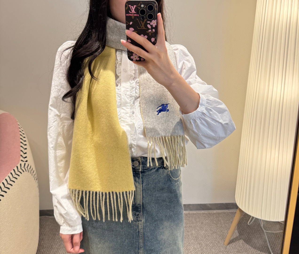 ✨✨Burberry · 巴宝莉双面围巾❗好看的要疯掉了，太有型太有魅力了❗❗非常斯文时尚的秋冬单品！真