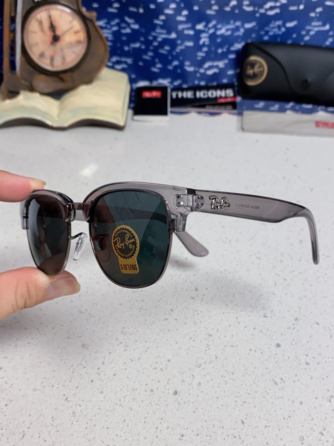  RayBan雷朋 2025新款 玻璃镜片 太阳镜遮阳经典开车墨镜 RB0504