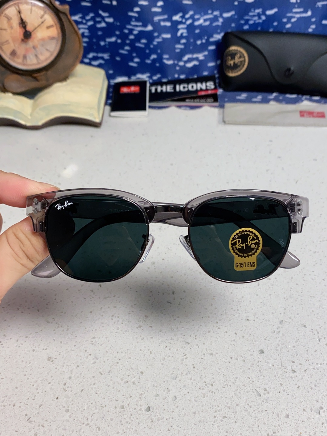  RayBan雷朋 2025新款 玻璃镜片 太阳镜遮阳经典开车墨镜 RB0504
