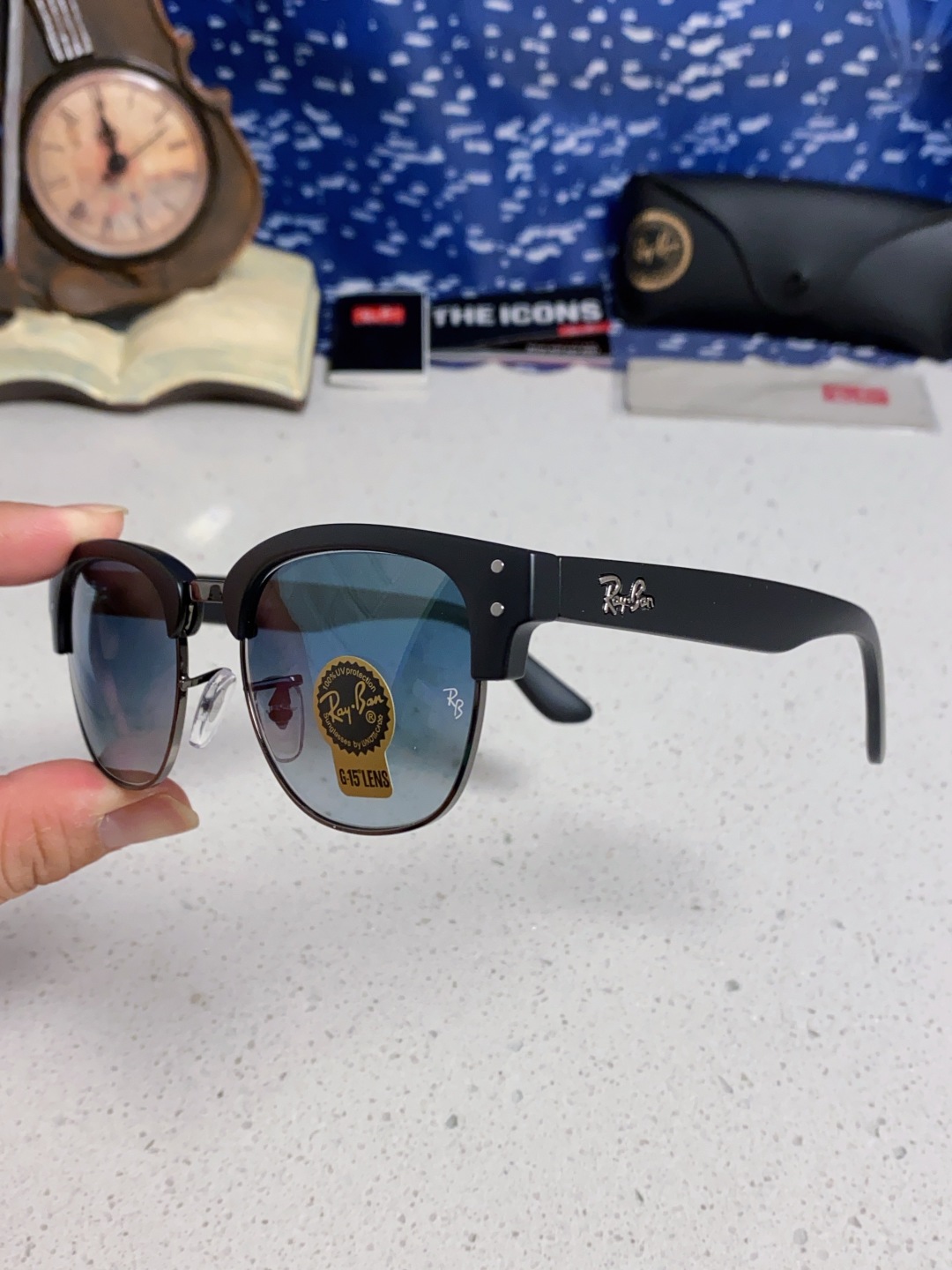  RayBan雷朋 2025新款 玻璃镜片 太阳镜遮阳经典开车墨镜 RB0504