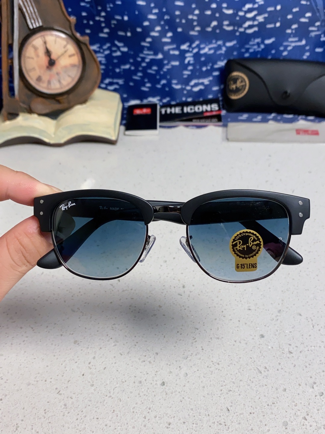  RayBan雷朋 2025新款 玻璃镜片 太阳镜遮阳经典开车墨镜 RB0504