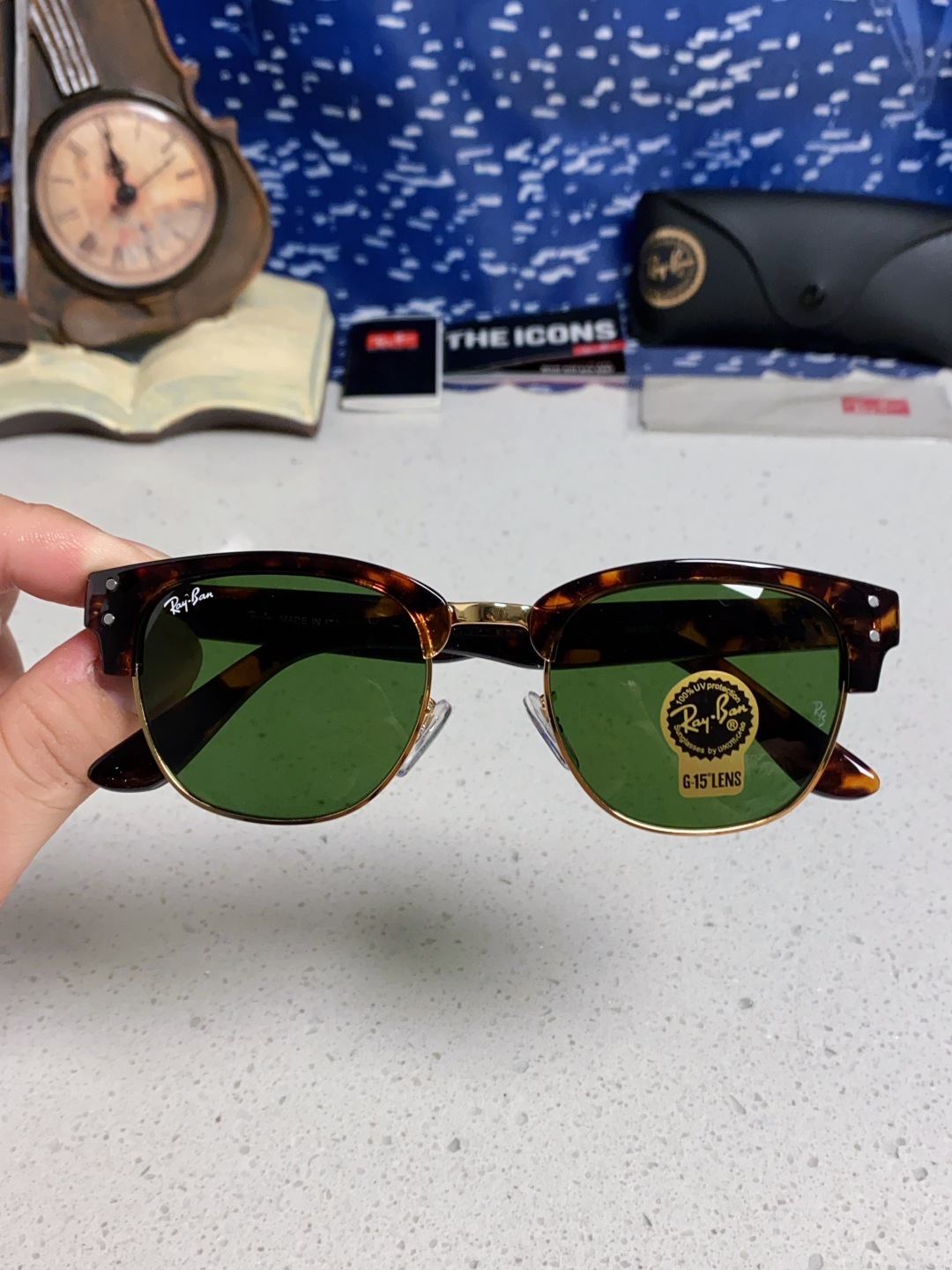  RayBan雷朋 2025新款 玻璃镜片 太阳镜遮阳经典开车墨镜 RB0504