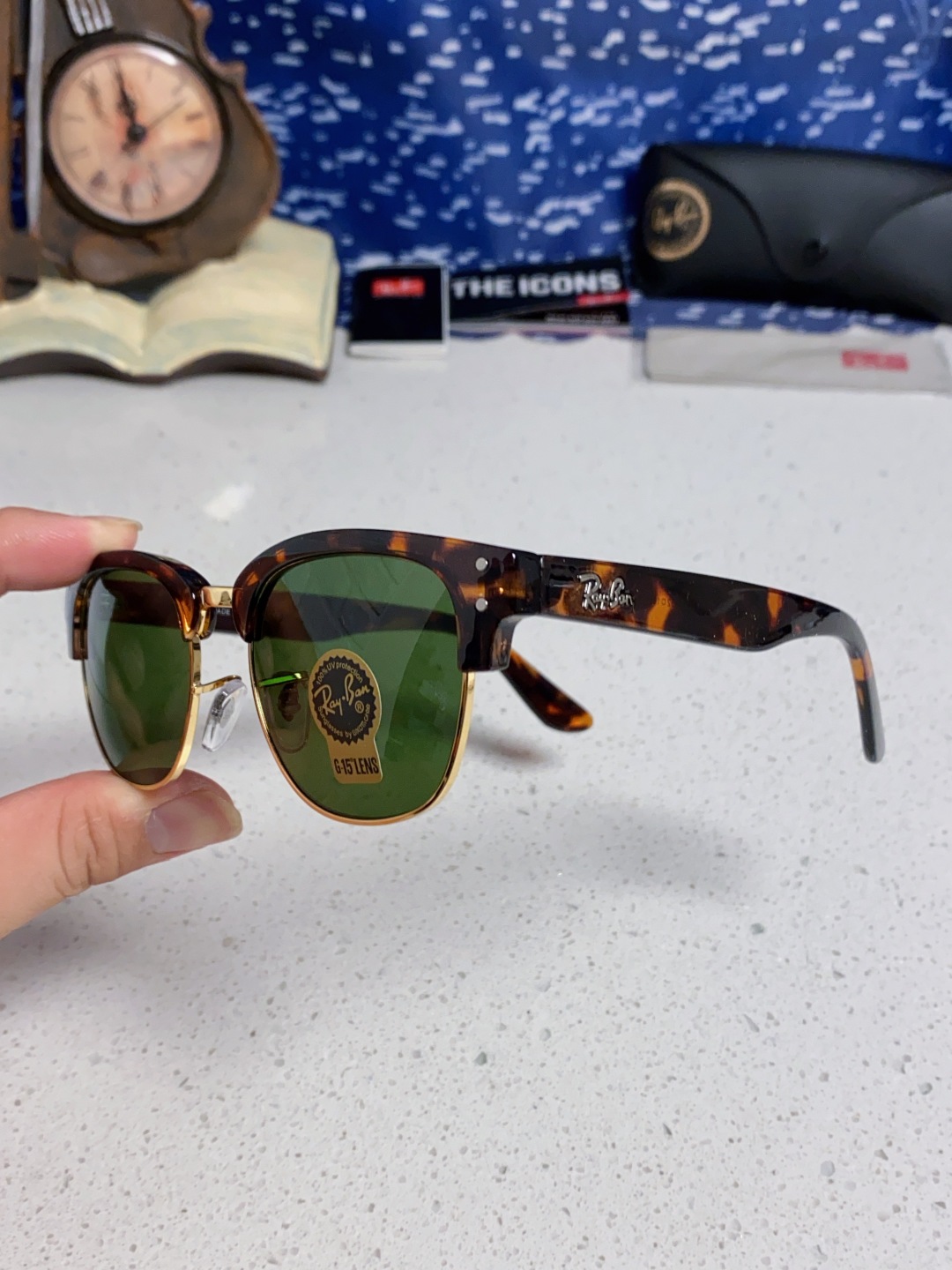  RayBan雷朋 2025新款 玻璃镜片 太阳镜遮阳经典开车墨镜 RB0504