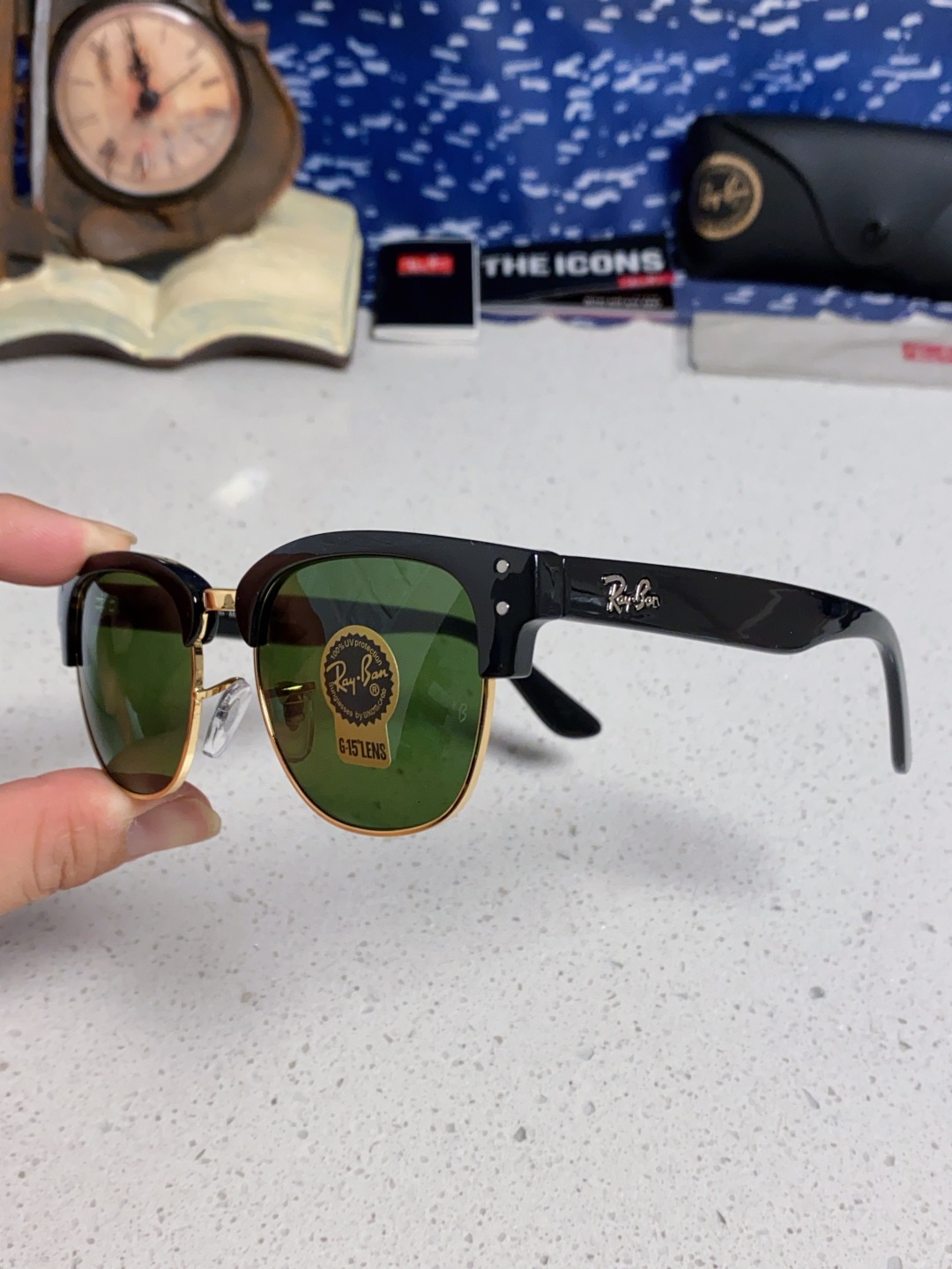  RayBan雷朋 2025新款 玻璃镜片 太阳镜遮阳经典开车墨镜 RB0504
