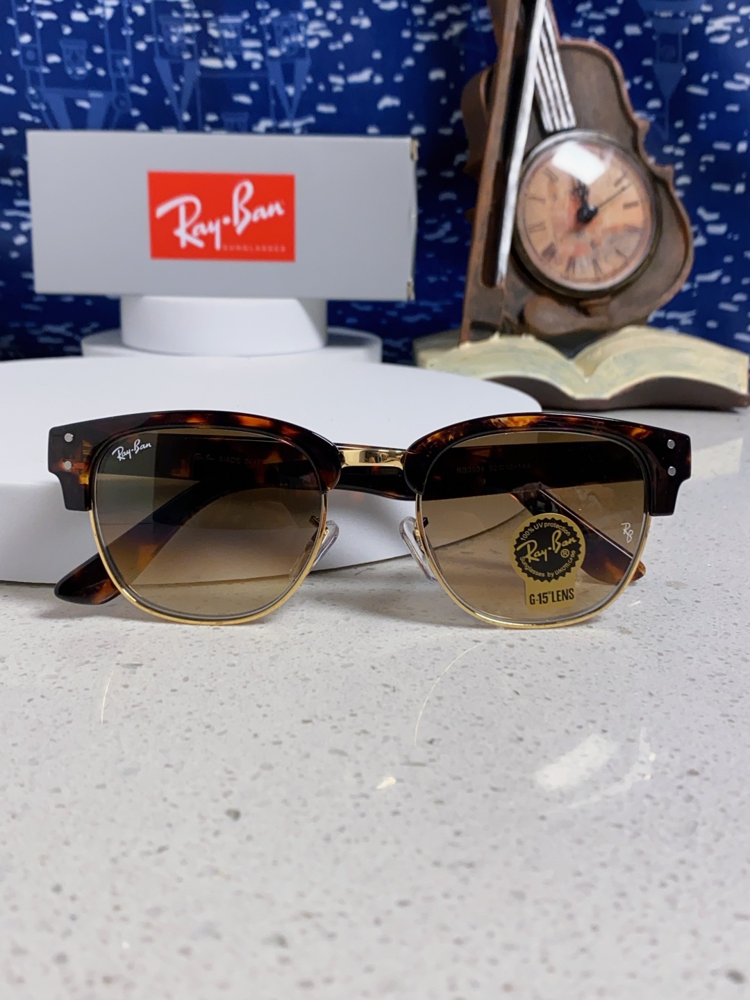  RayBan雷朋 2025新款 玻璃镜片 太阳镜遮阳经典开车墨镜 RB0504