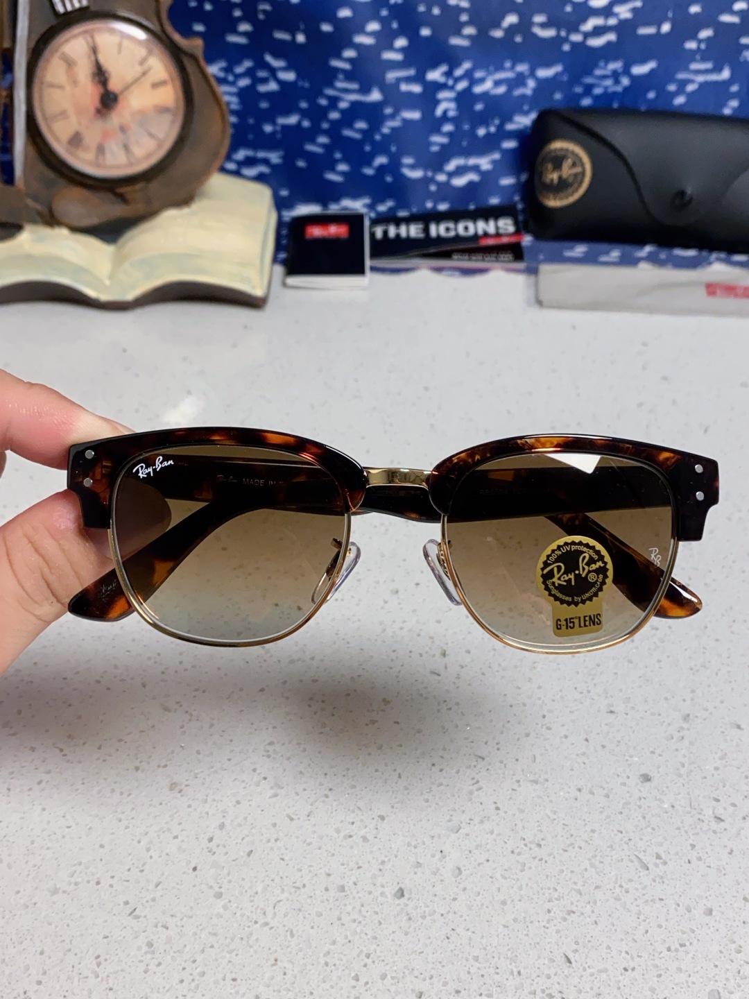 RayBan雷朋 2025新款 玻璃镜片 太阳镜遮阳经典开车墨镜 RB0504
