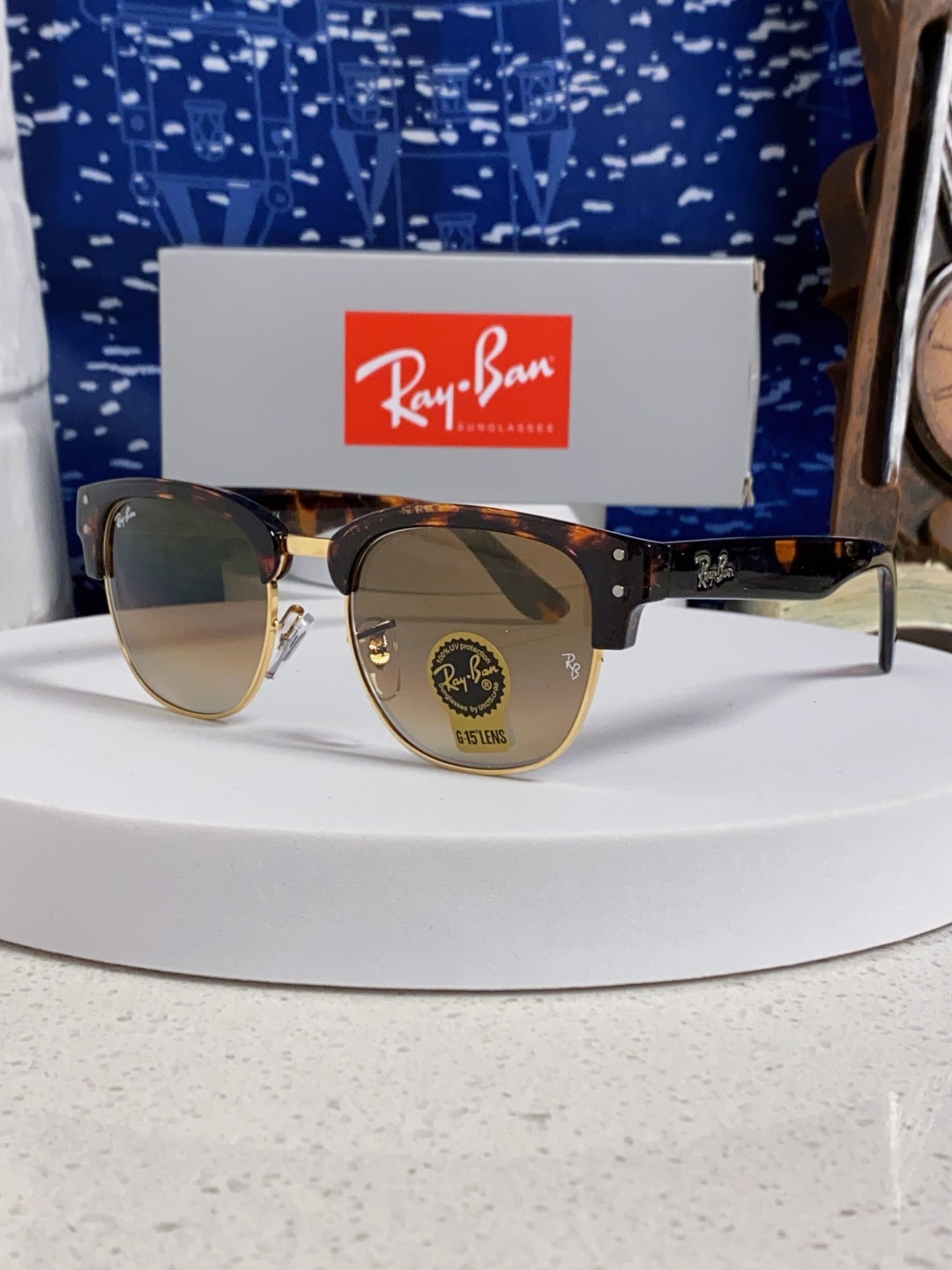  RayBan雷朋 2025新款 玻璃镜片 太阳镜遮阳经典开车墨镜 RB0504