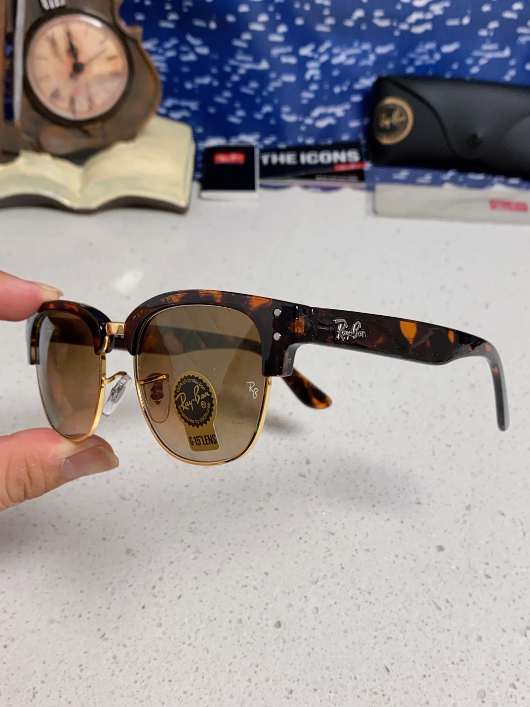  RayBan雷朋 2025新款 玻璃镜片 太阳镜遮阳经典开车墨镜 RB0504