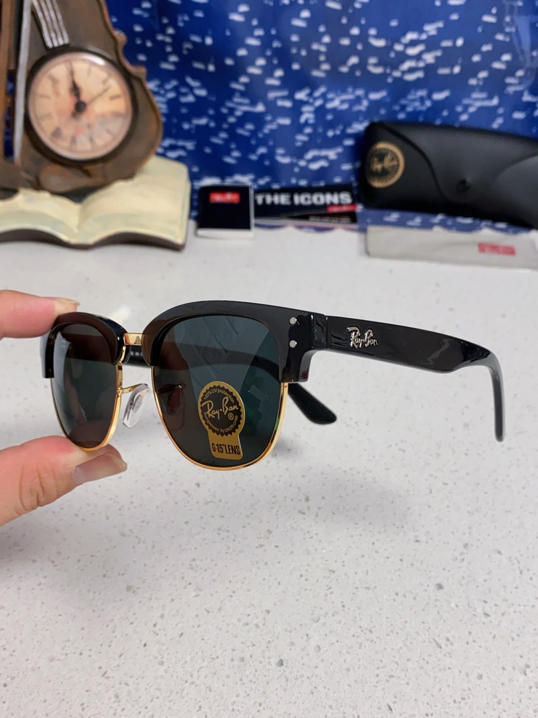  RayBan雷朋 2025新款 玻璃镜片 太阳镜遮阳经典开车墨镜 RB0504
