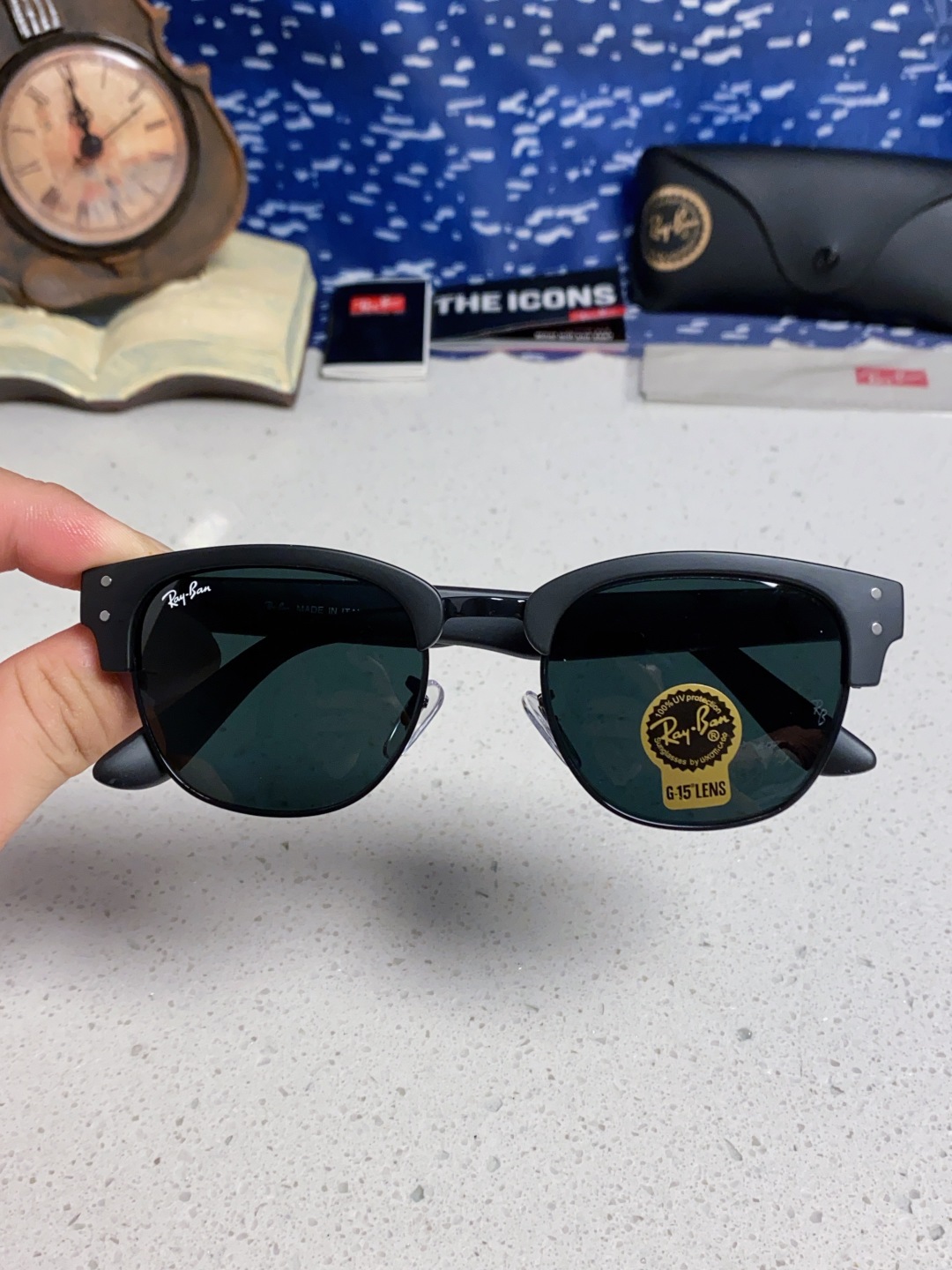  RayBan雷朋 2025新款 玻璃镜片 太阳镜遮阳经典开车墨镜 RB0504
