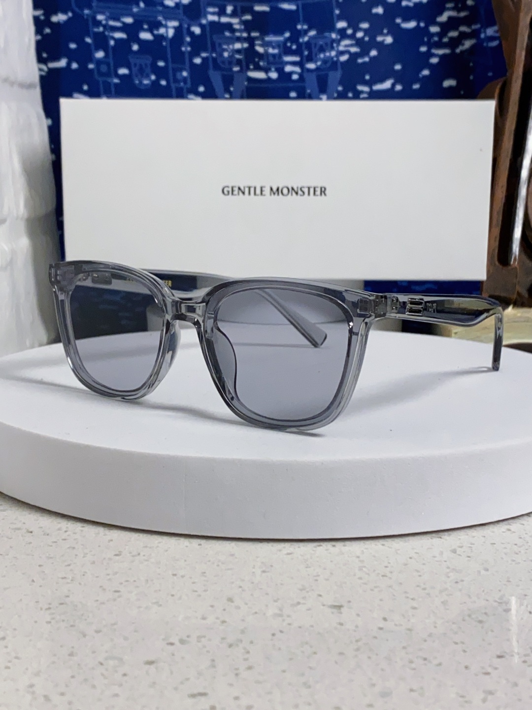  Gentle Moster(GM) 明星同款墨镜男款防紫外线防晒偏光太阳镜女高级感显瘦眼镜   型号：