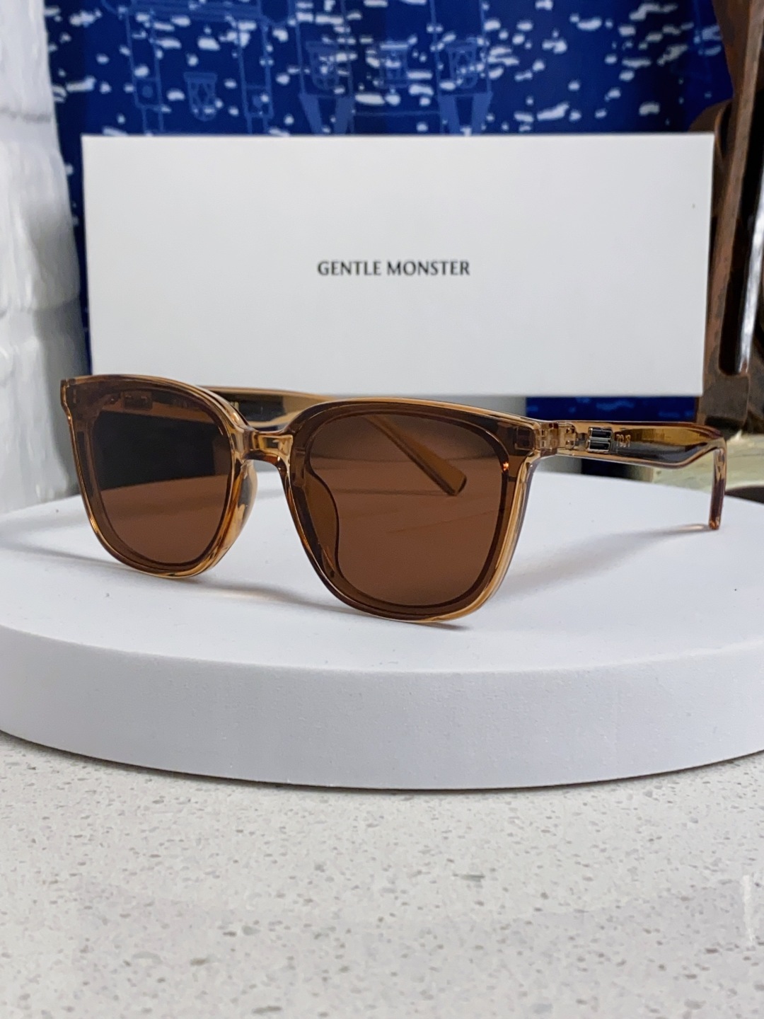  Gentle Moster(GM) 明星同款墨镜男款防紫外线防晒偏光太阳镜女高级感显瘦眼镜   型号：