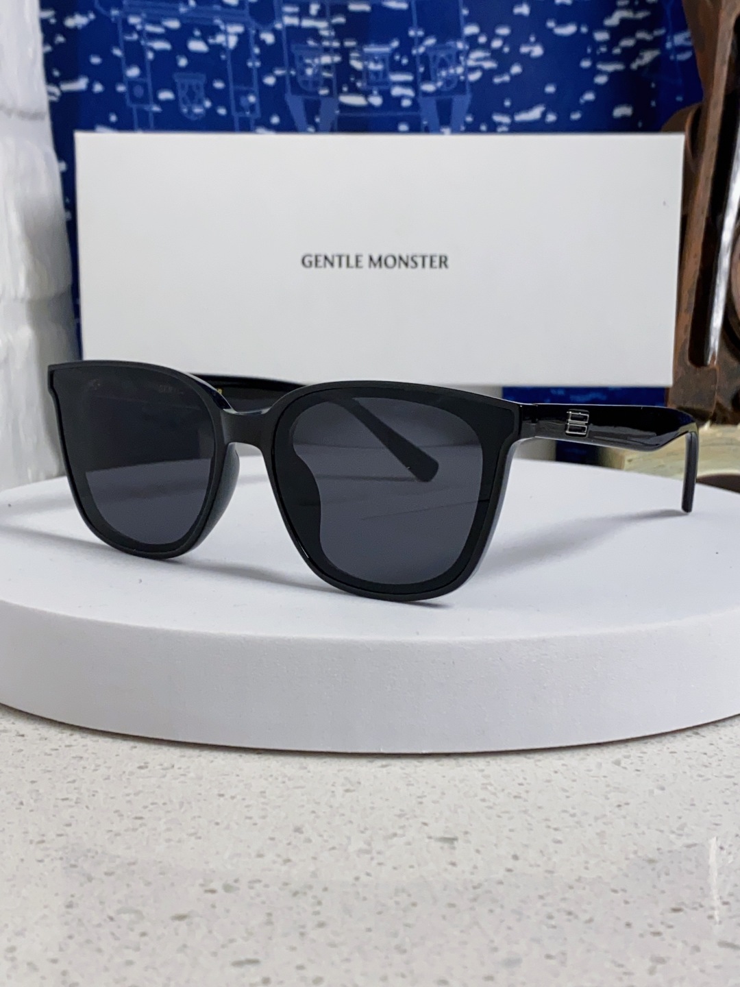 Gentle Moster(GM) 明星同款墨镜男款防紫外线防晒偏光太阳镜女高级感显瘦眼镜   型号：