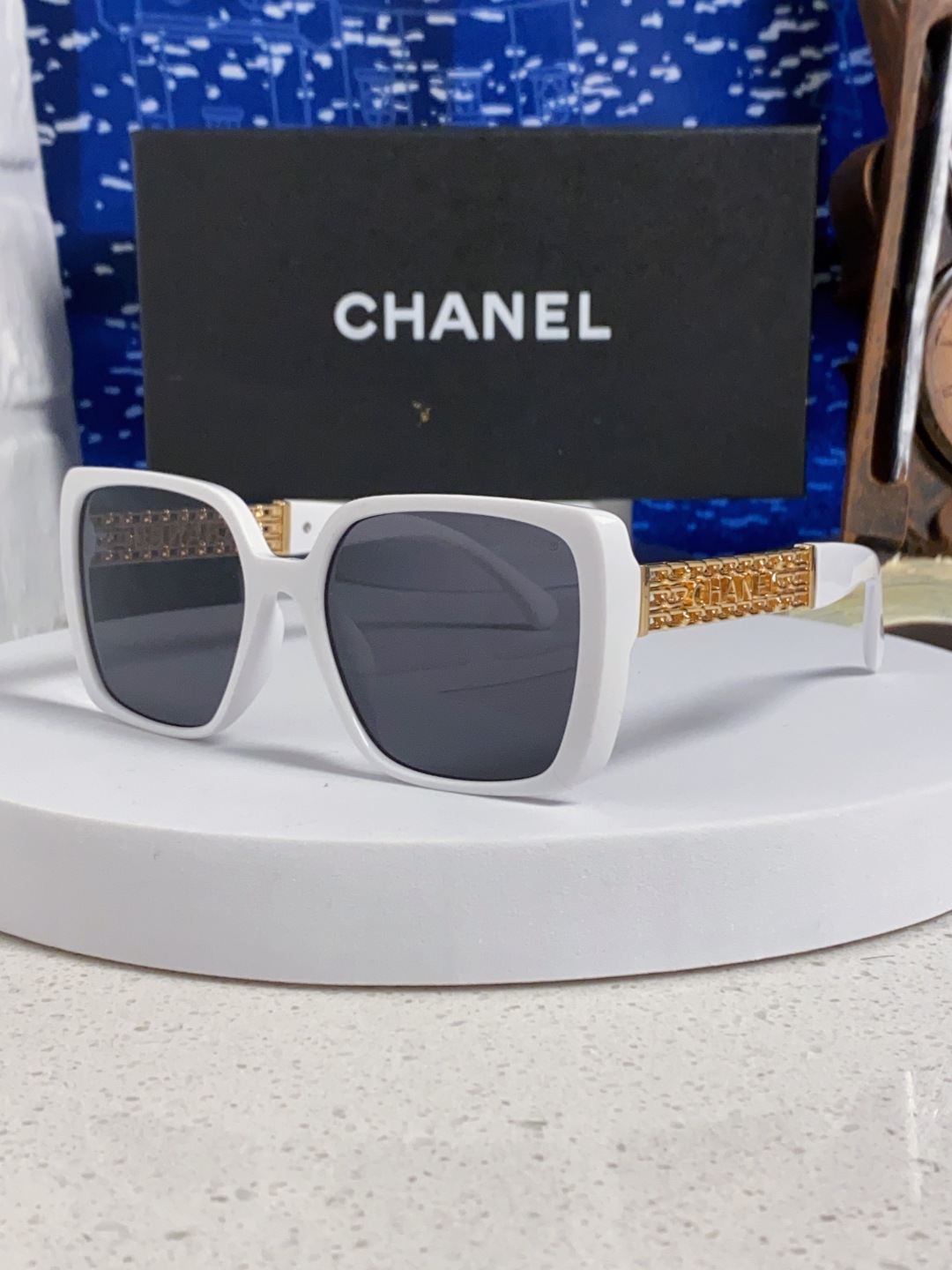  Chanel香奈儿 2025新款时尚太阳眼镜高品质高质感百搭潮遮阳大框防紫外线方框 25最新链条⛓