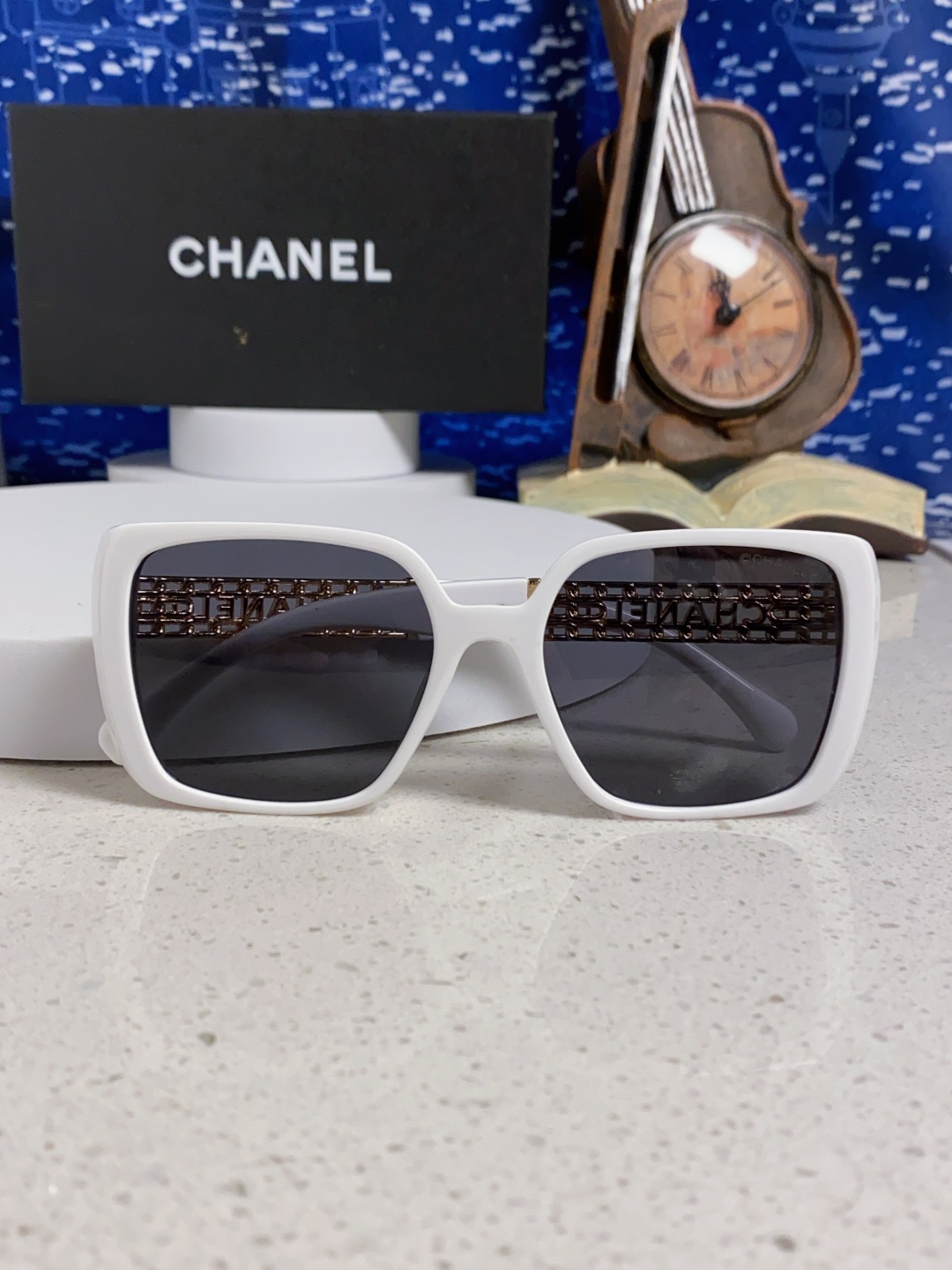  Chanel香奈儿 2025新款时尚太阳眼镜高品质高质感百搭潮遮阳大框防紫外线方框 25最新链条⛓
