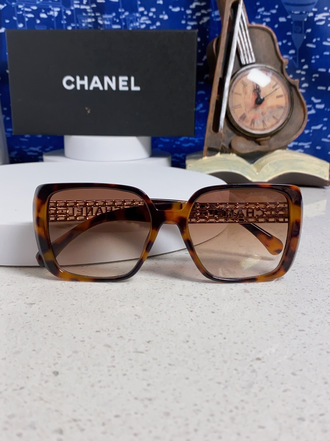  Chanel香奈儿 2025新款时尚太阳眼镜高品质高质感百搭潮遮阳大框防紫外线方框 25最新链条⛓