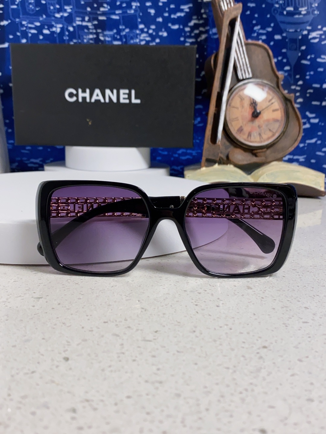  Chanel香奈儿 2025新款时尚太阳眼镜高品质高质感百搭潮遮阳大框防紫外线方框 25最新链条⛓