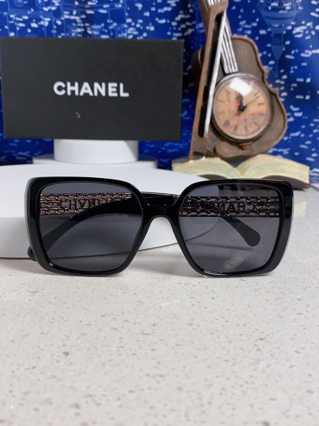  Chanel香奈儿 2025新款时尚太阳眼镜高品质高质感百搭潮遮阳大框防紫外线方框 25最新链条⛓