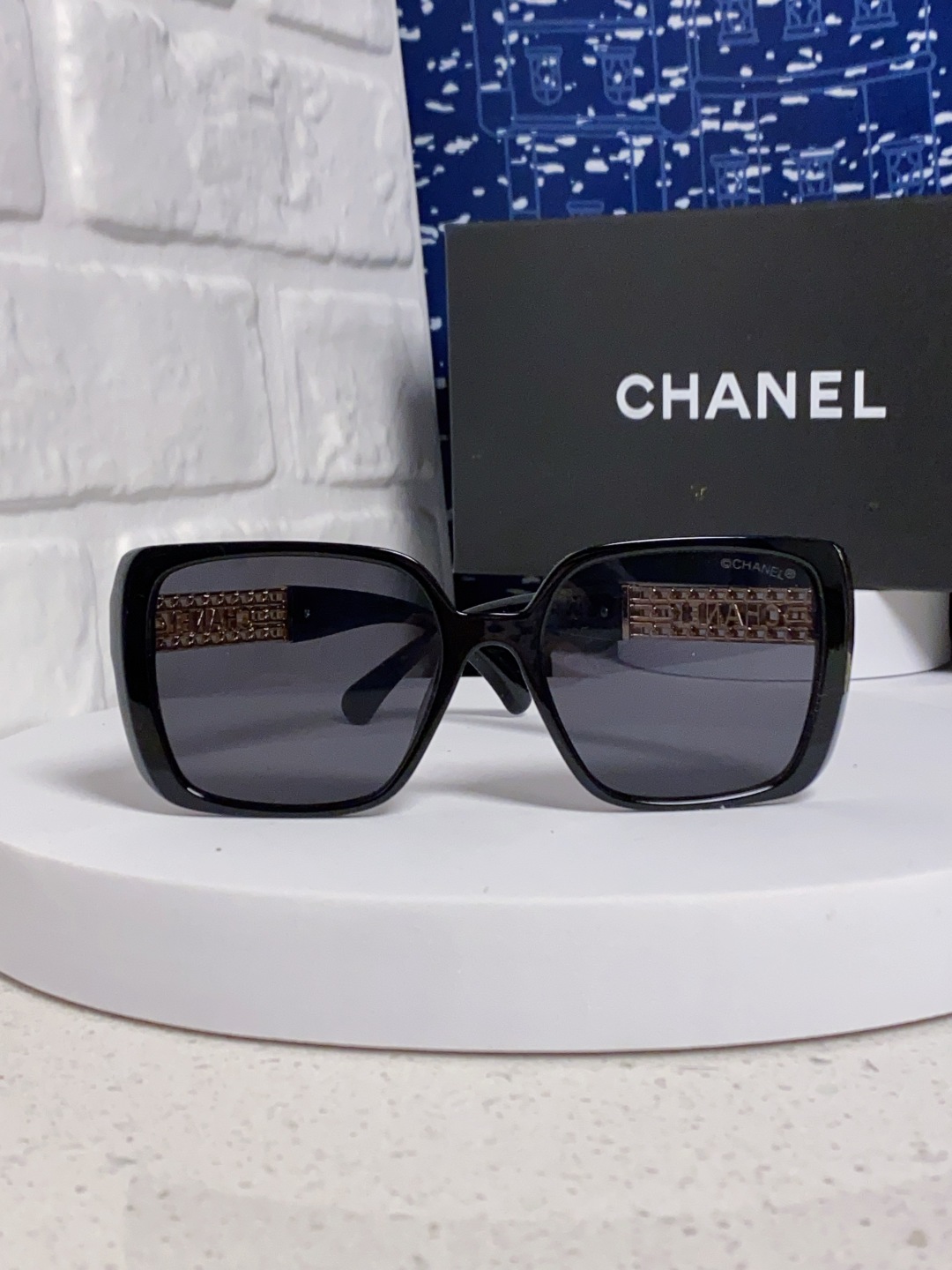  Chanel香奈儿 2025新款时尚太阳眼镜高品质高质感百搭潮遮阳大框防紫外线方框 25最新链条⛓
