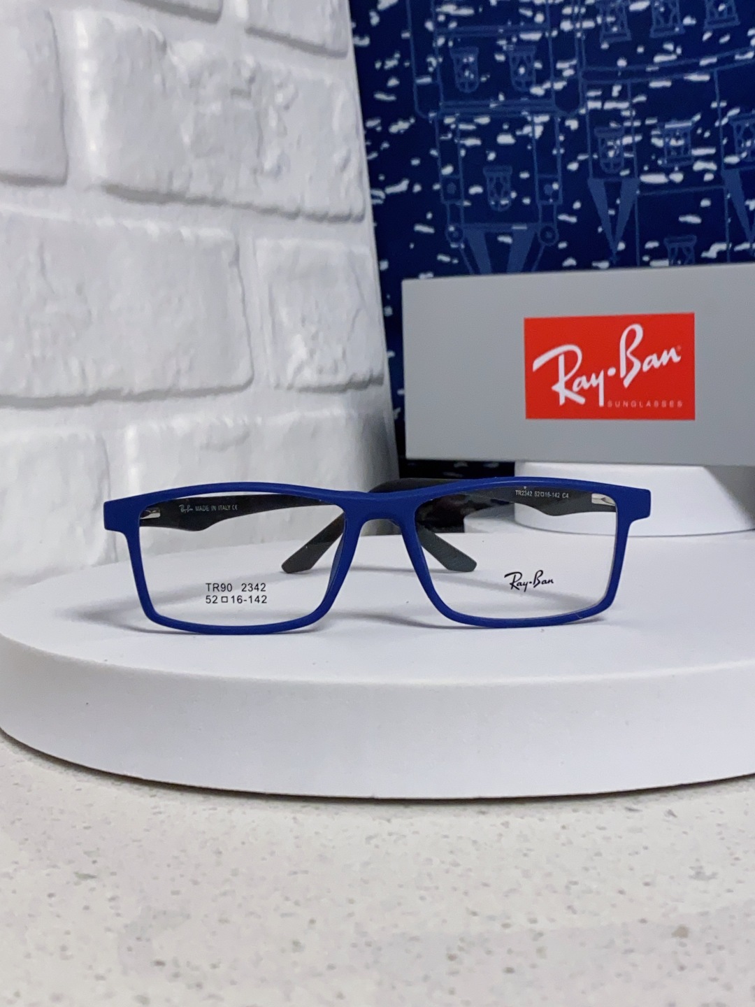  RAYBAN雷朋 博士眼镜老花眼镜男全框高清防蓝光定制中老年人眼镜可配镜用 款号：RB2342