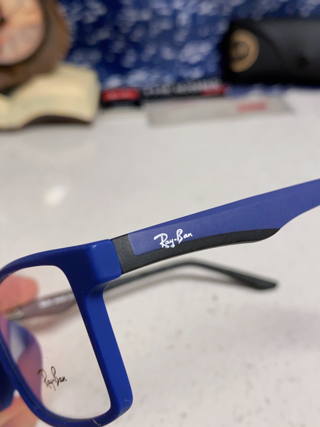  RAYBAN雷朋 博士眼镜老花眼镜男全框高清防蓝光定制中老年人眼镜可配镜用 款号：RB2342