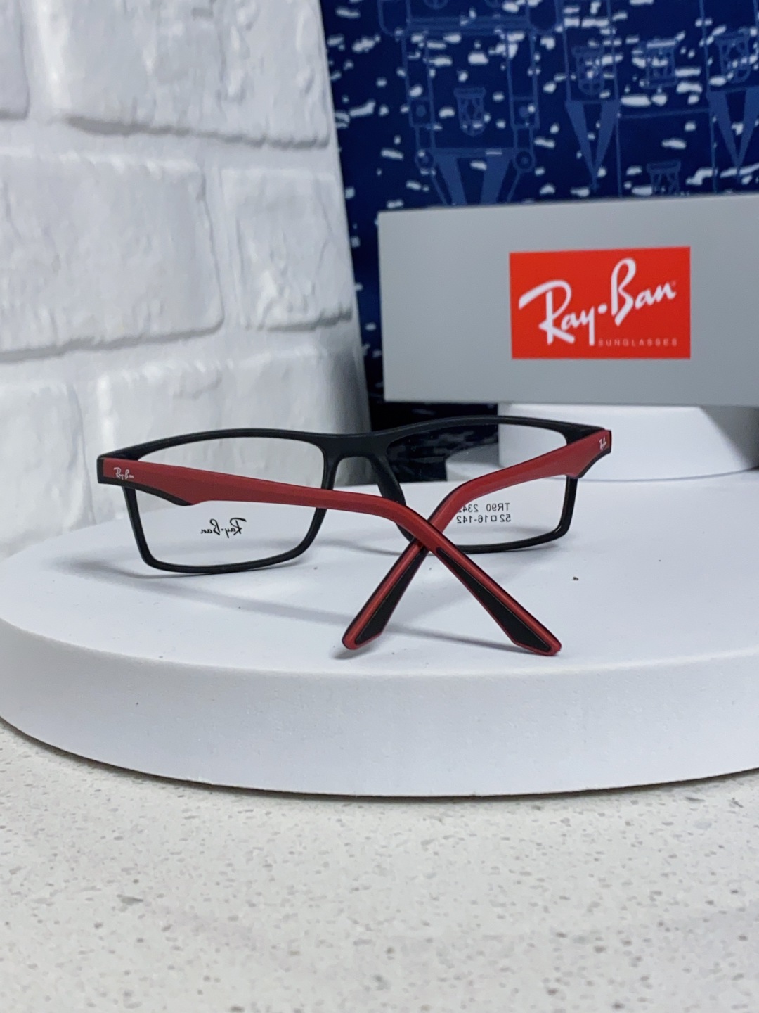  RAYBAN雷朋 博士眼镜老花眼镜男全框高清防蓝光定制中老年人眼镜可配镜用 款号：RB2342