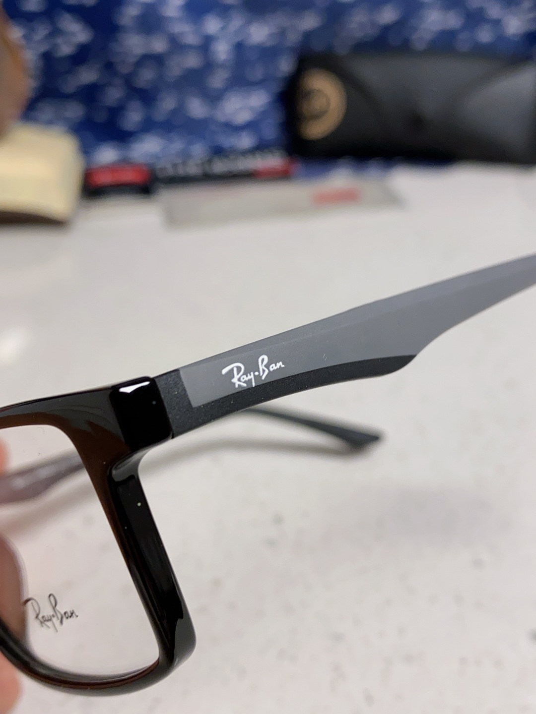  RAYBAN雷朋 博士眼镜老花眼镜男全框高清防蓝光定制中老年人眼镜可配镜用 款号：RB2342