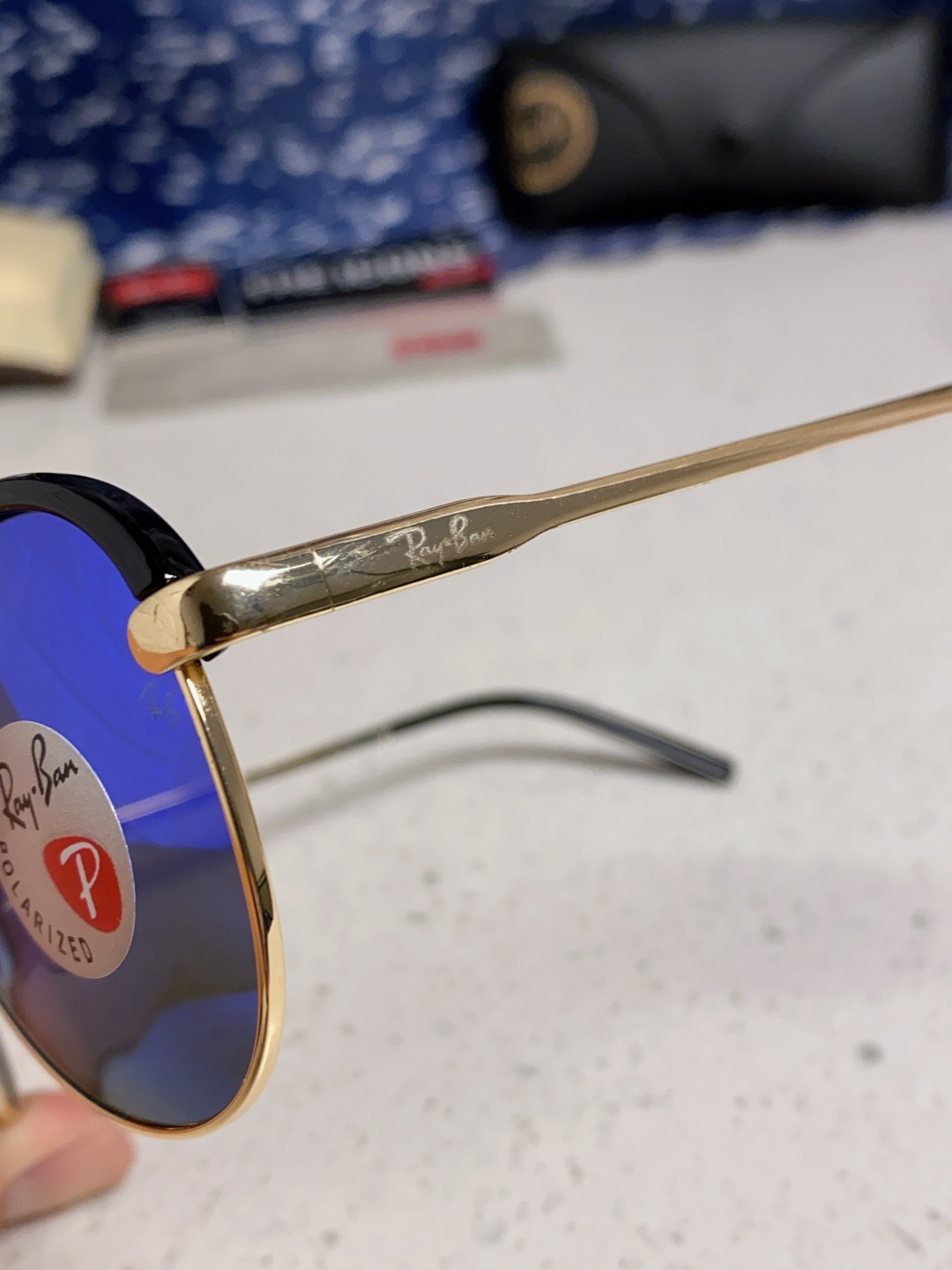 RayBan雷朋 2025新款偏光大框飞行员蛤蟆镜男士太阳镜开车大脸墨镜男高级感痞帅钓鱼 RB3409