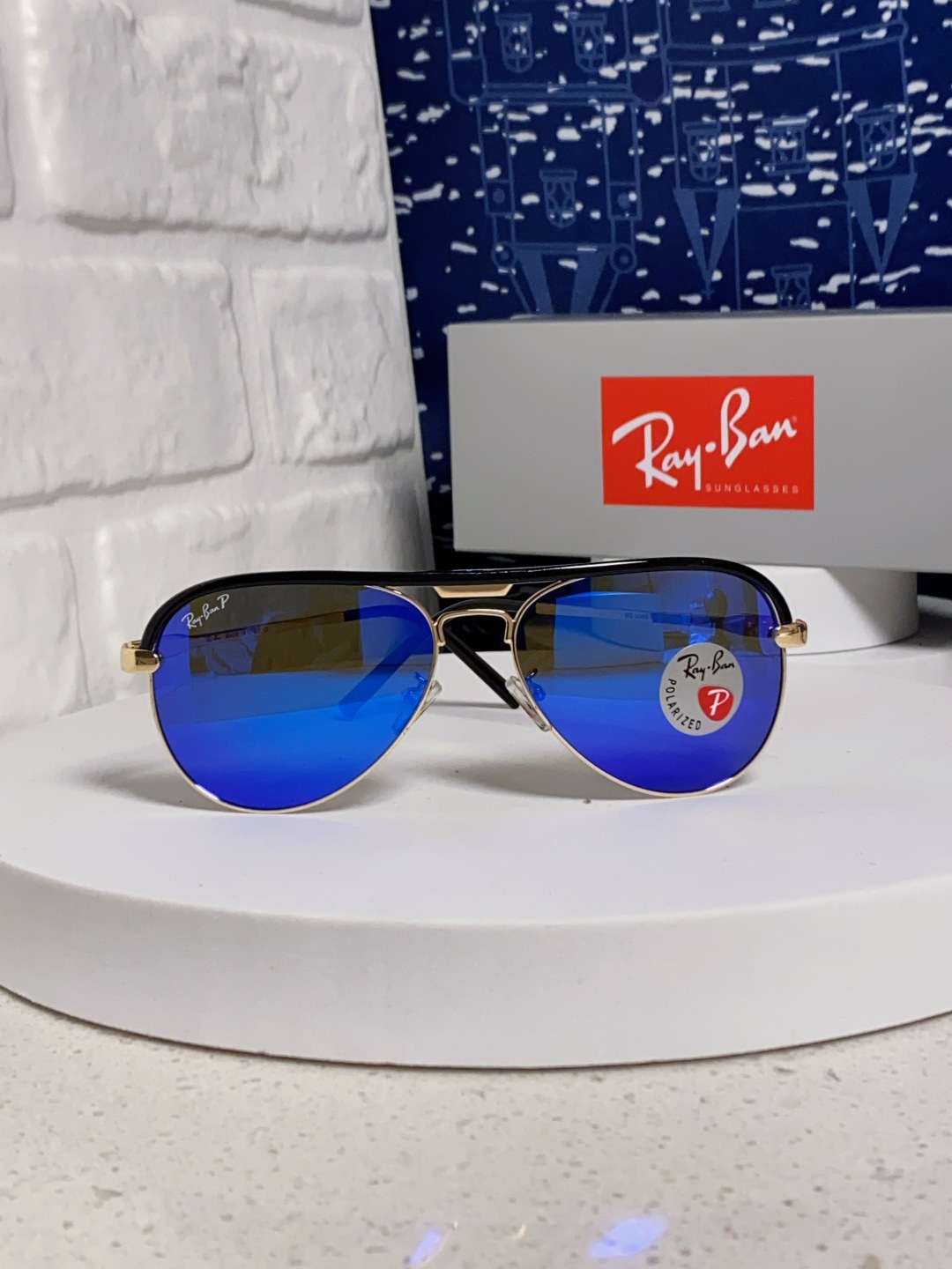 RayBan雷朋 2025新款偏光大框飞行员蛤蟆镜男士太阳镜开车大脸墨镜男高级感痞帅钓鱼 RB3409