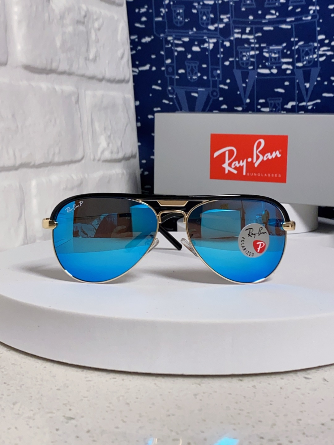 RayBan雷朋 2025新款偏光大框飞行员蛤蟆镜男士太阳镜开车大脸墨镜男高级感痞帅钓鱼 RB3409