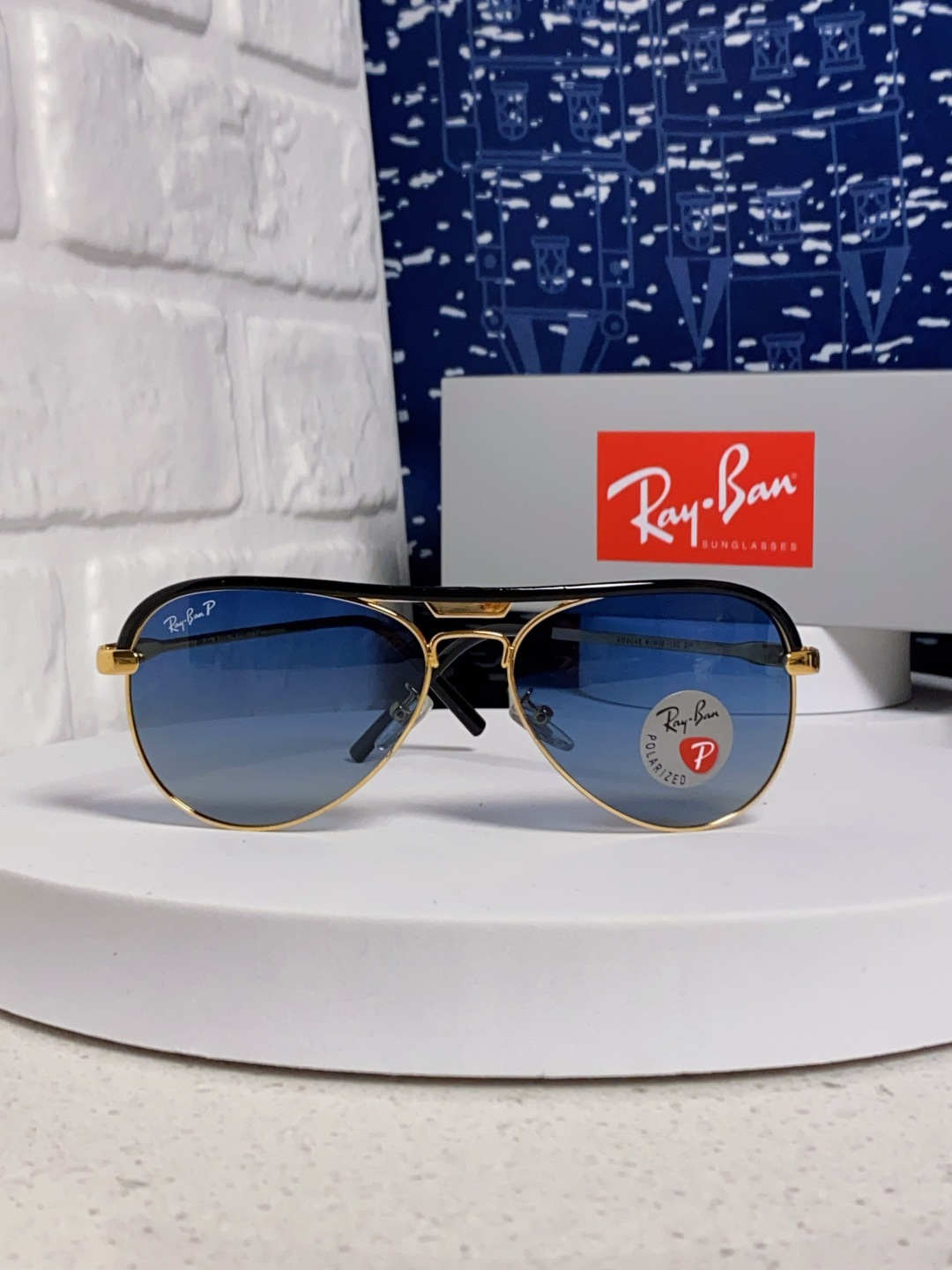 RayBan雷朋 2025新款偏光大框飞行员蛤蟆镜男士太阳镜开车大脸墨镜男高级感痞帅钓鱼 RB3409