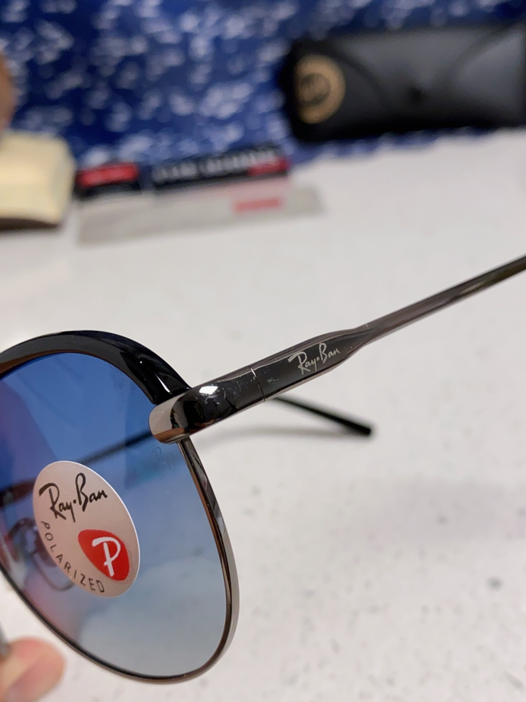 RayBan雷朋 2025新款偏光大框飞行员蛤蟆镜男士太阳镜开车大脸墨镜男高级感痞帅钓鱼 RB3409