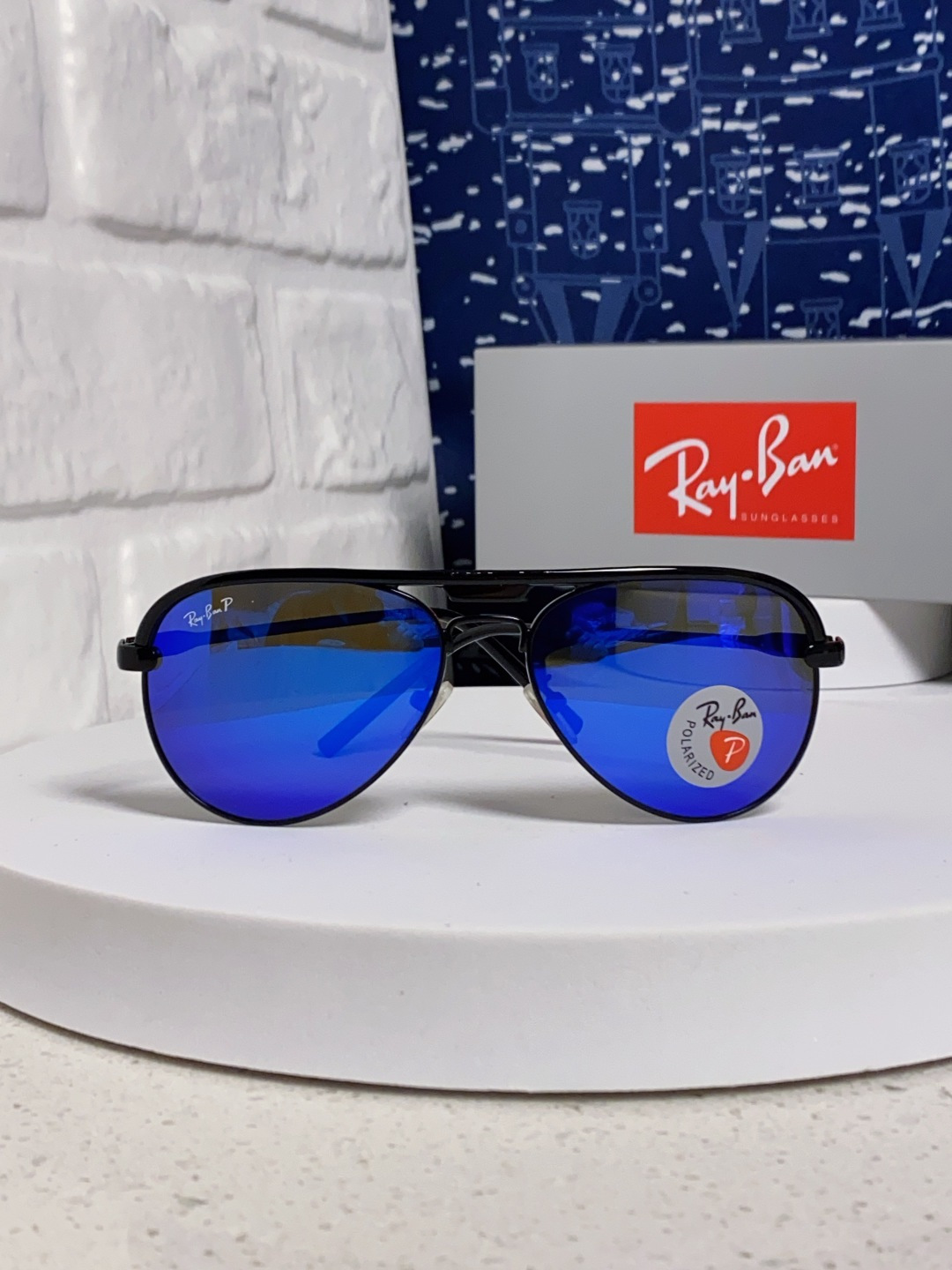 RayBan雷朋 2025新款偏光大框飞行员蛤蟆镜男士太阳镜开车大脸墨镜男高级感痞帅钓鱼 RB3409