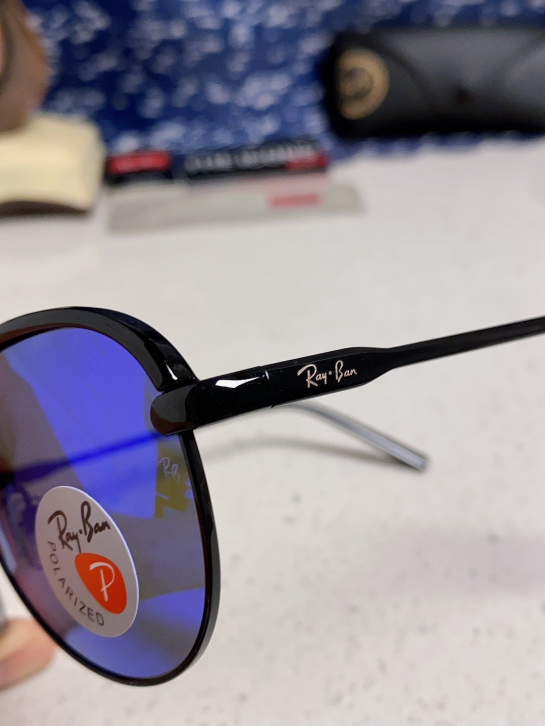 RayBan雷朋 2025新款偏光大框飞行员蛤蟆镜男士太阳镜开车大脸墨镜男高级感痞帅钓鱼 RB3409